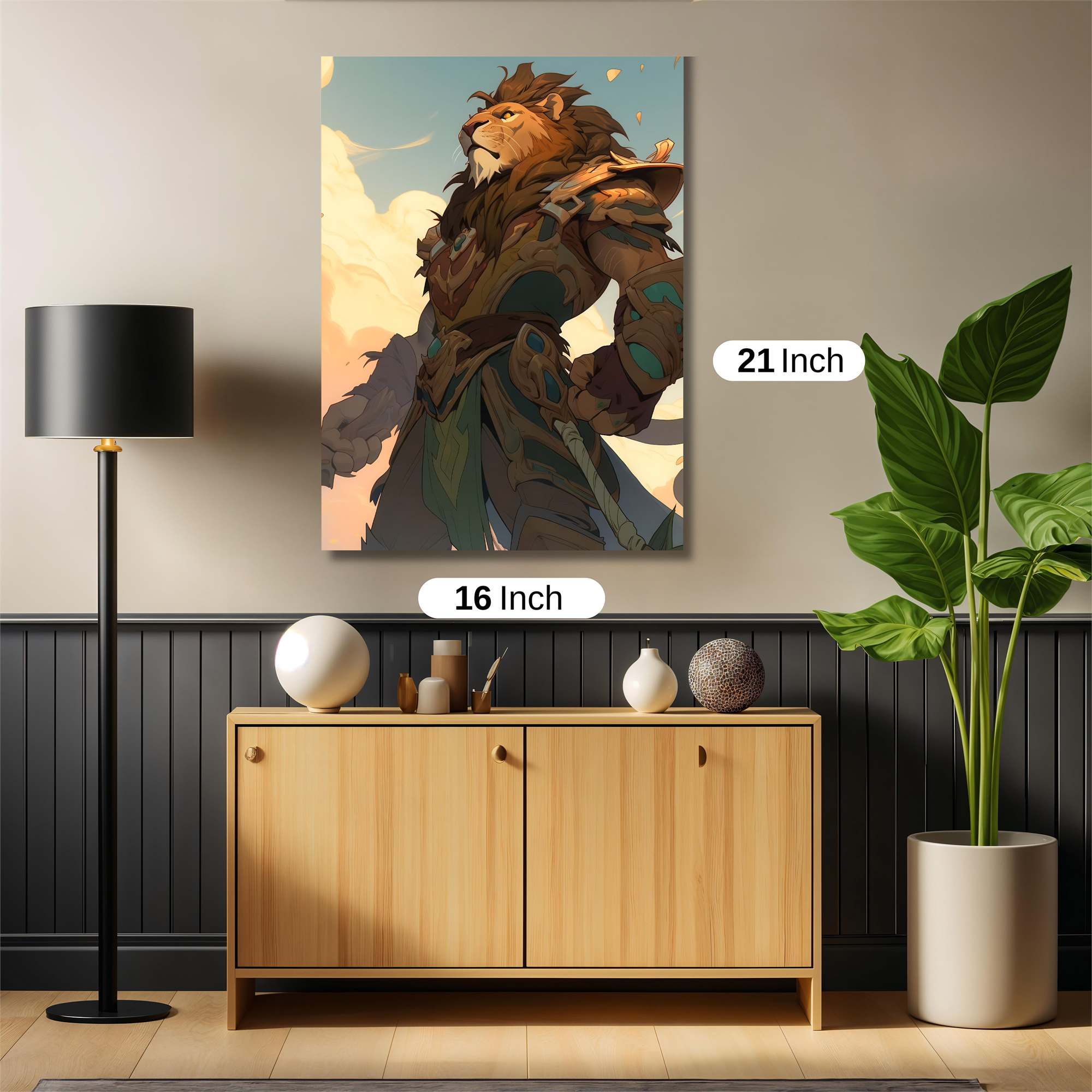 Lionhearted Majesty Safe Wall Magnetic / M