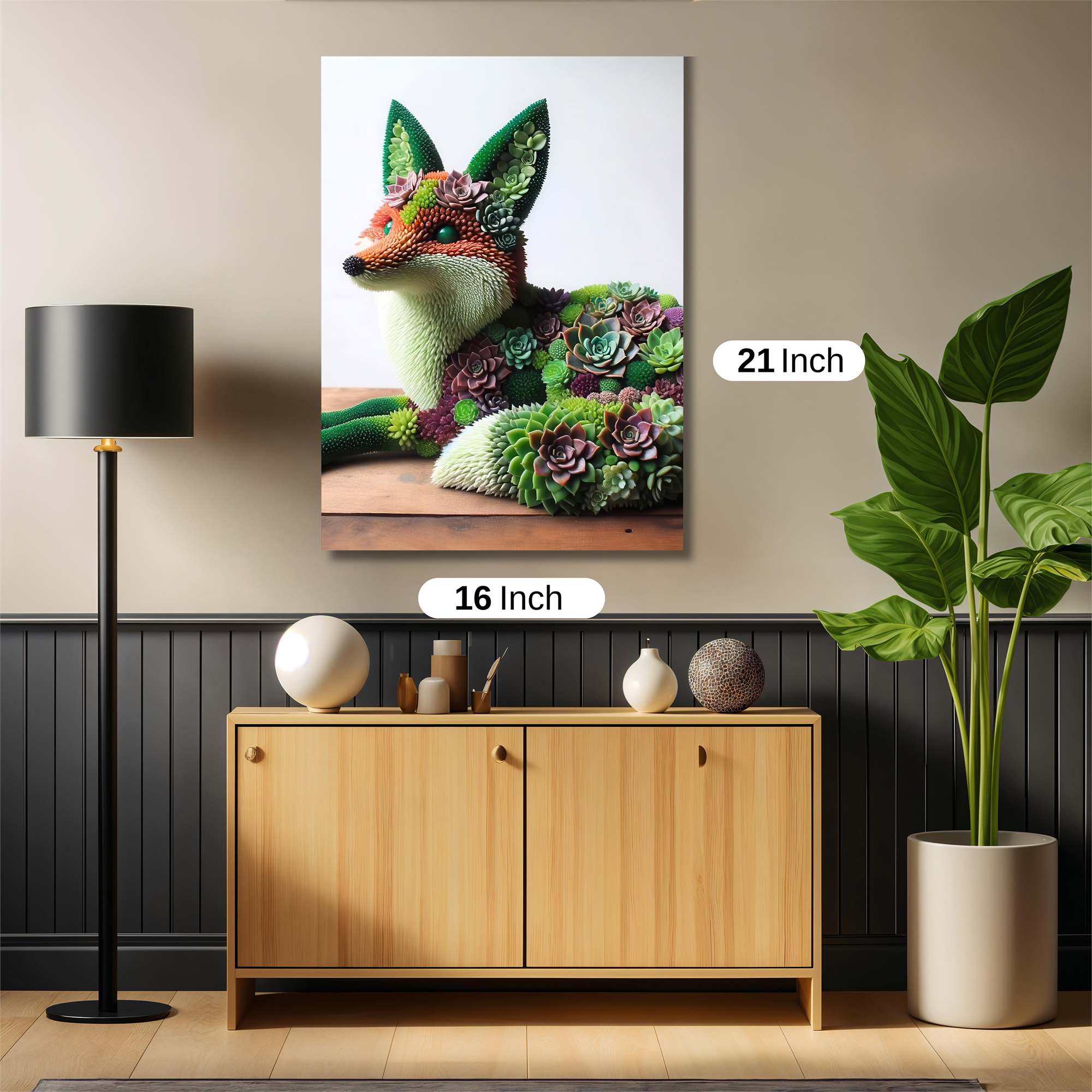 Succulent Serenity Safe Wall Magnetic / M