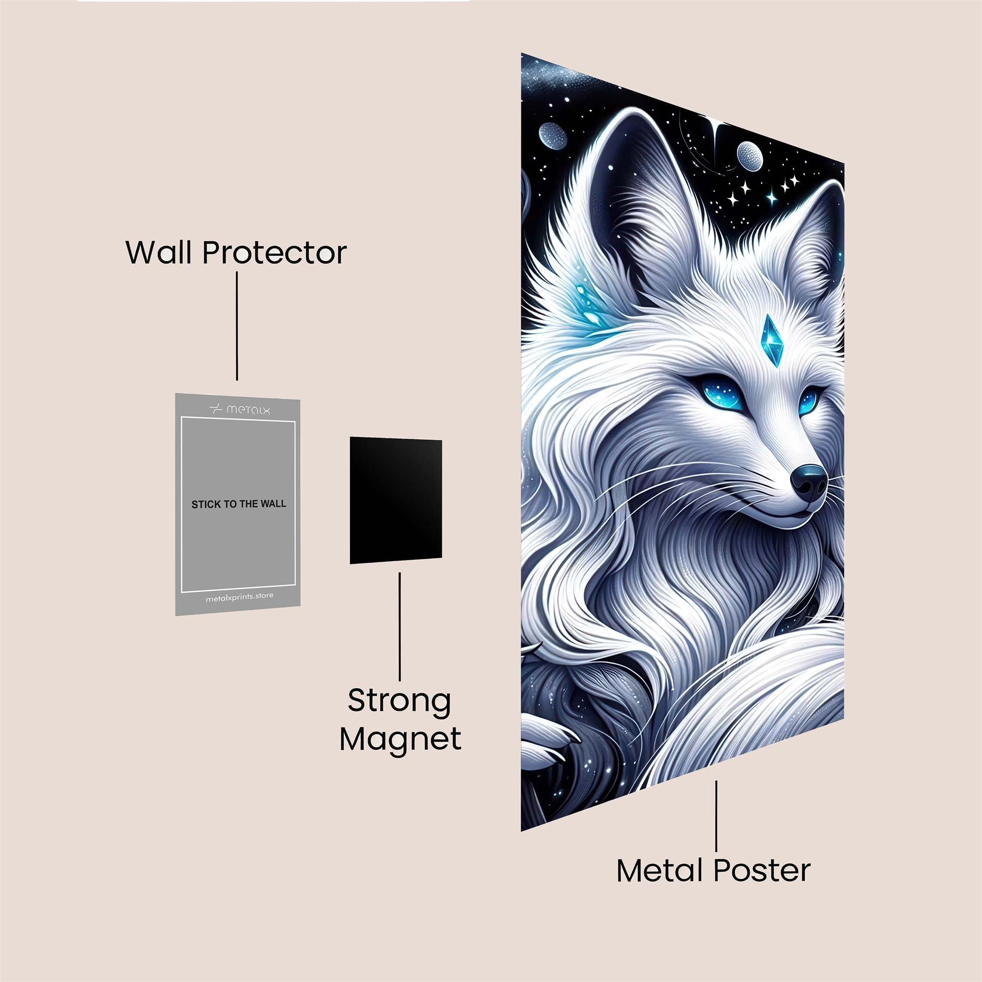 Celestial Elegance Safe Wall Magnetic / M