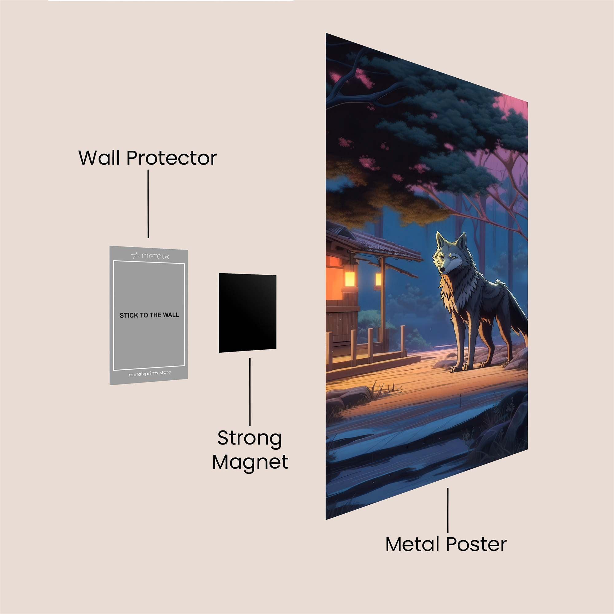 Lone Serenity Safe Wall Magnetic / M