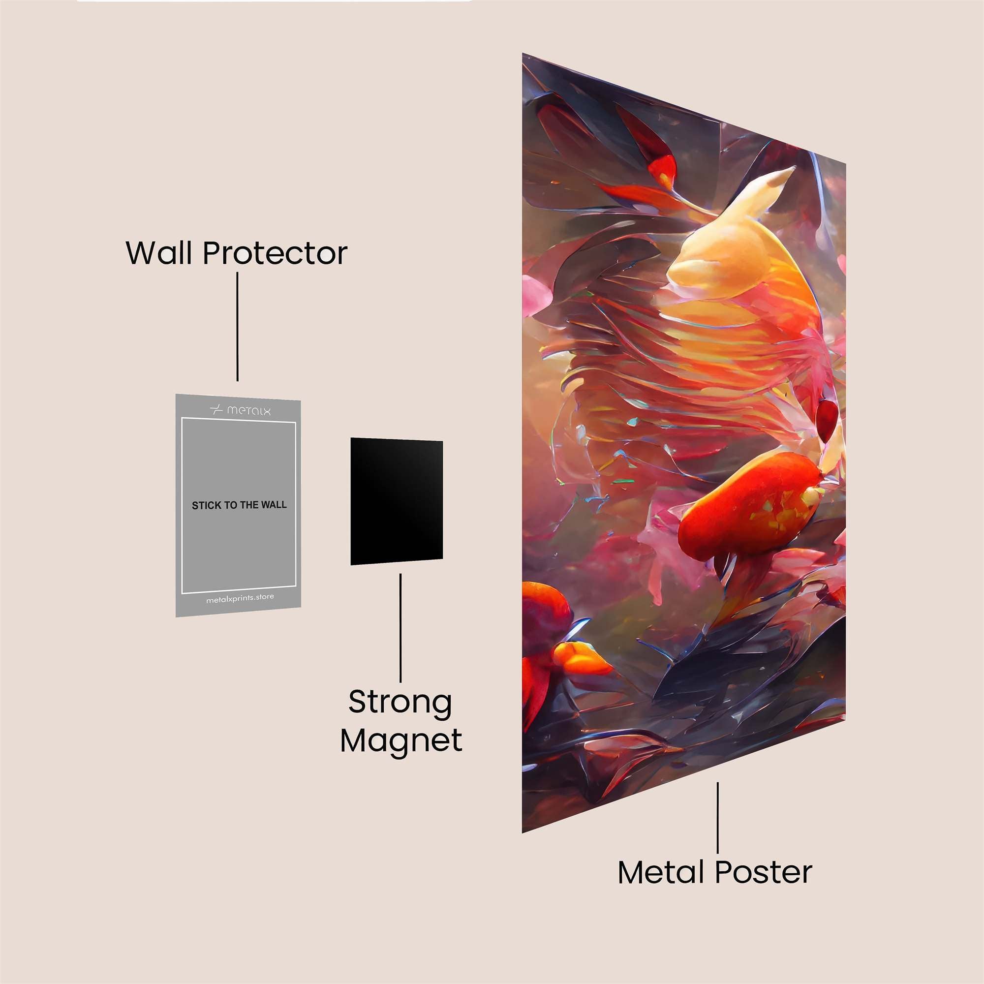 Pisces Reverie Safe Wall Magnetic / M