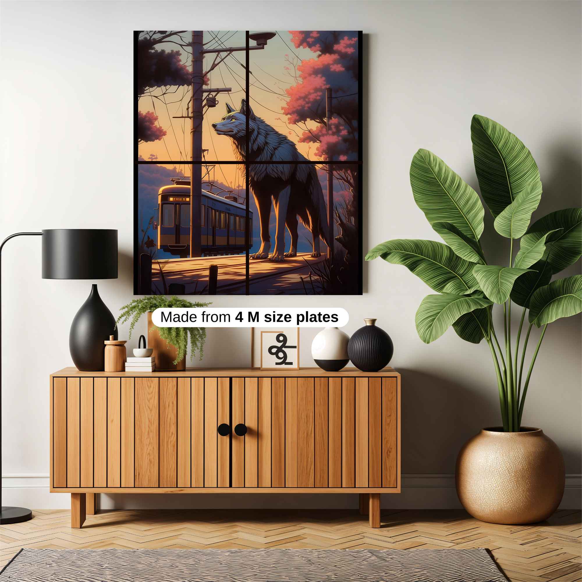 Wolf Reverie Safe Wall Magnetic / M