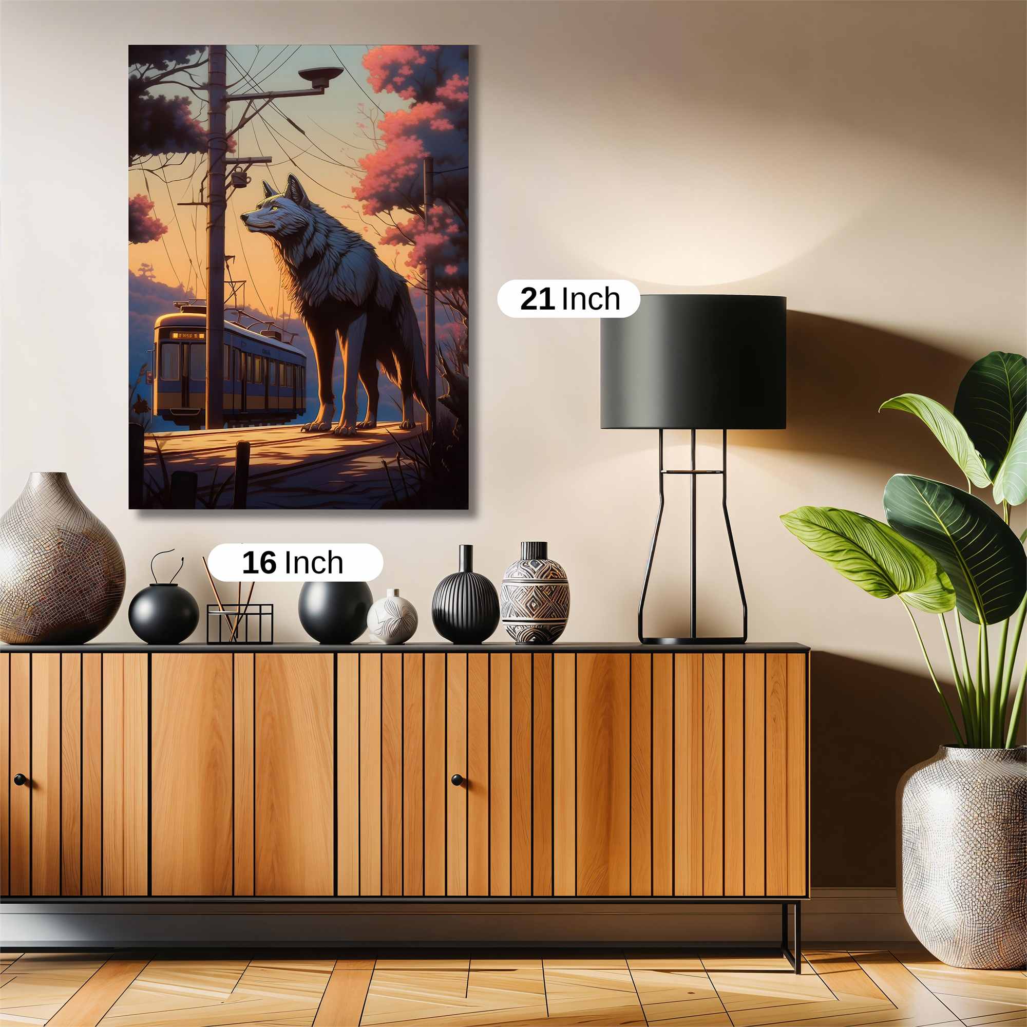 Wolf Reverie Safe Wall Magnetic / M