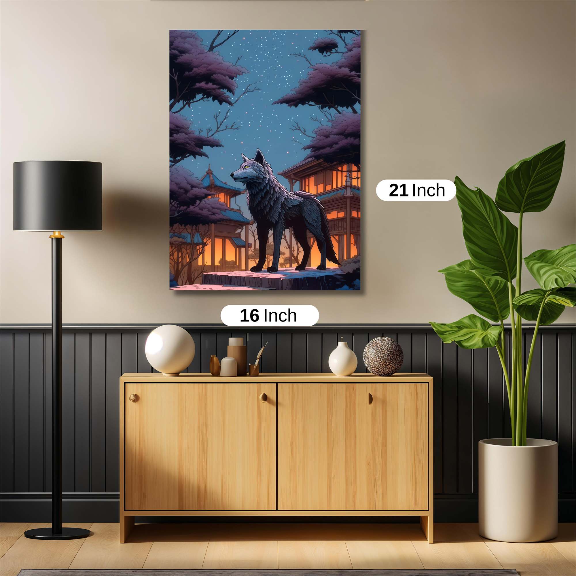 Wolf Serenity Safe Wall Magnetic / M