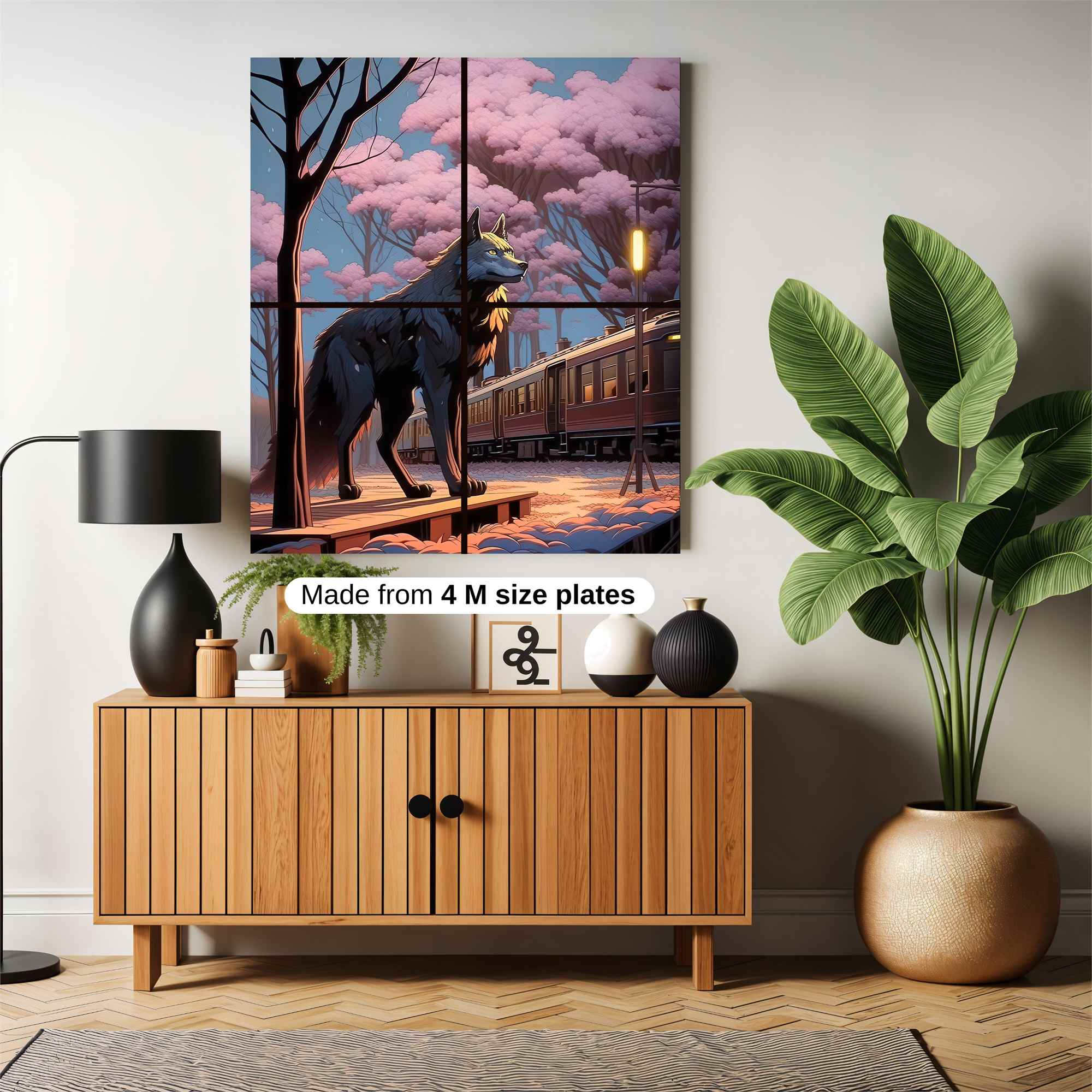 Lupine Reverie Safe Wall Magnetic / M