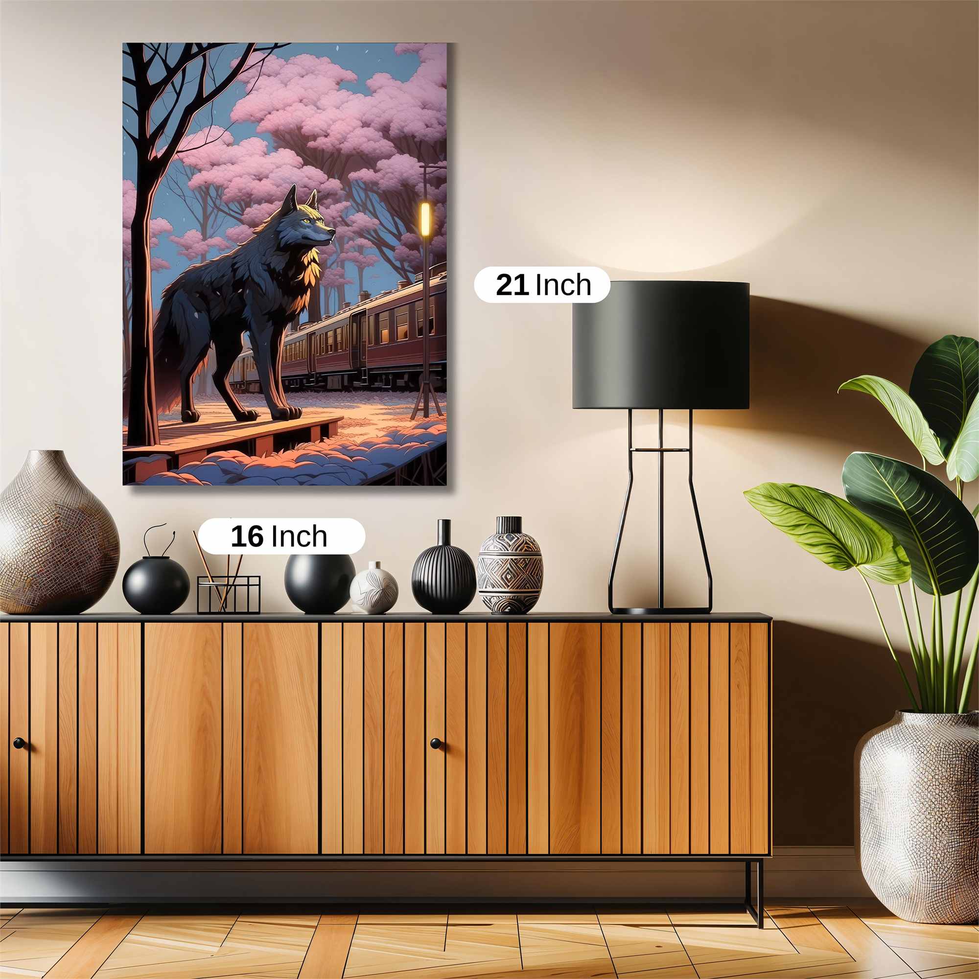 Lupine Reverie Safe Wall Magnetic / M