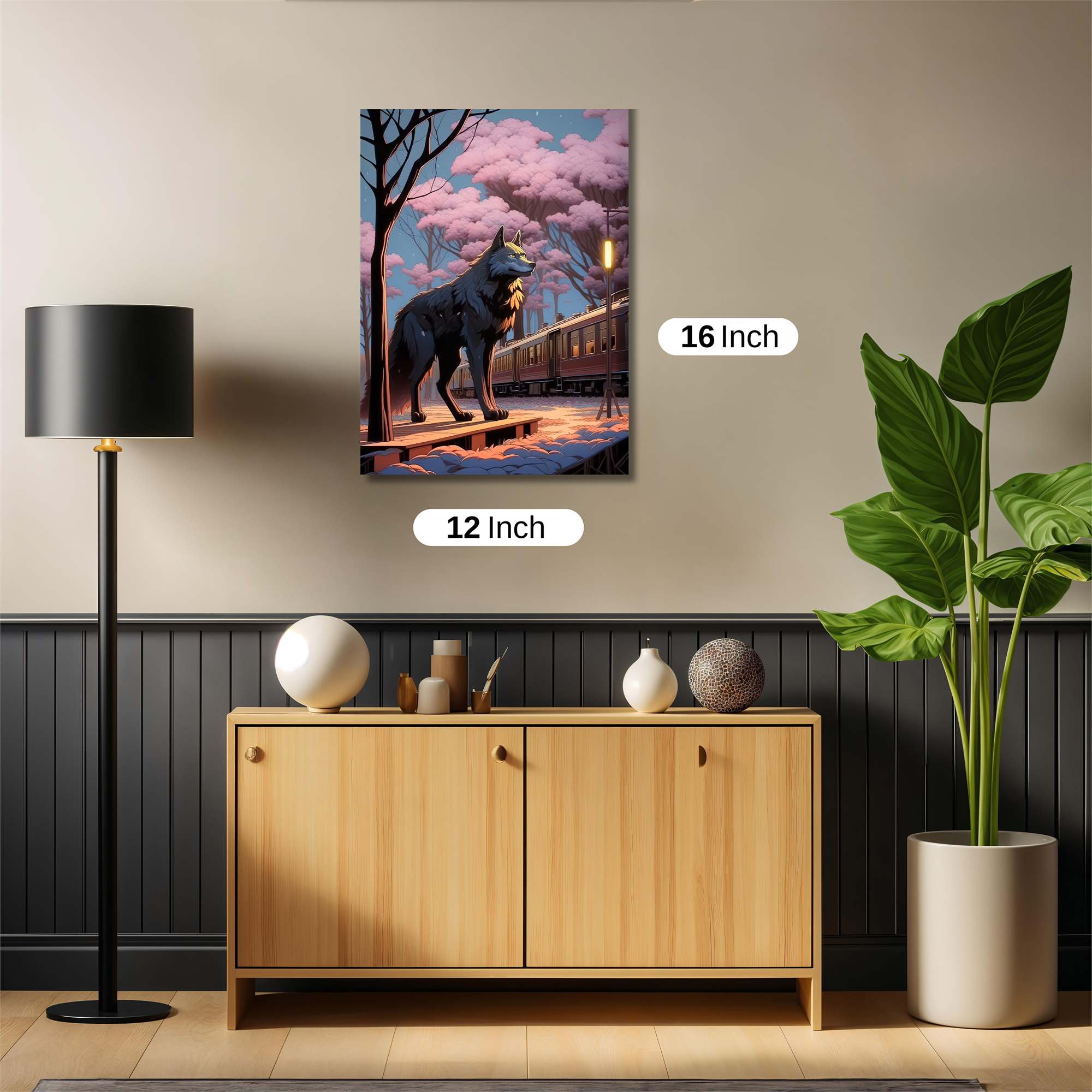 Lupine Reverie Safe Wall Magnetic / M