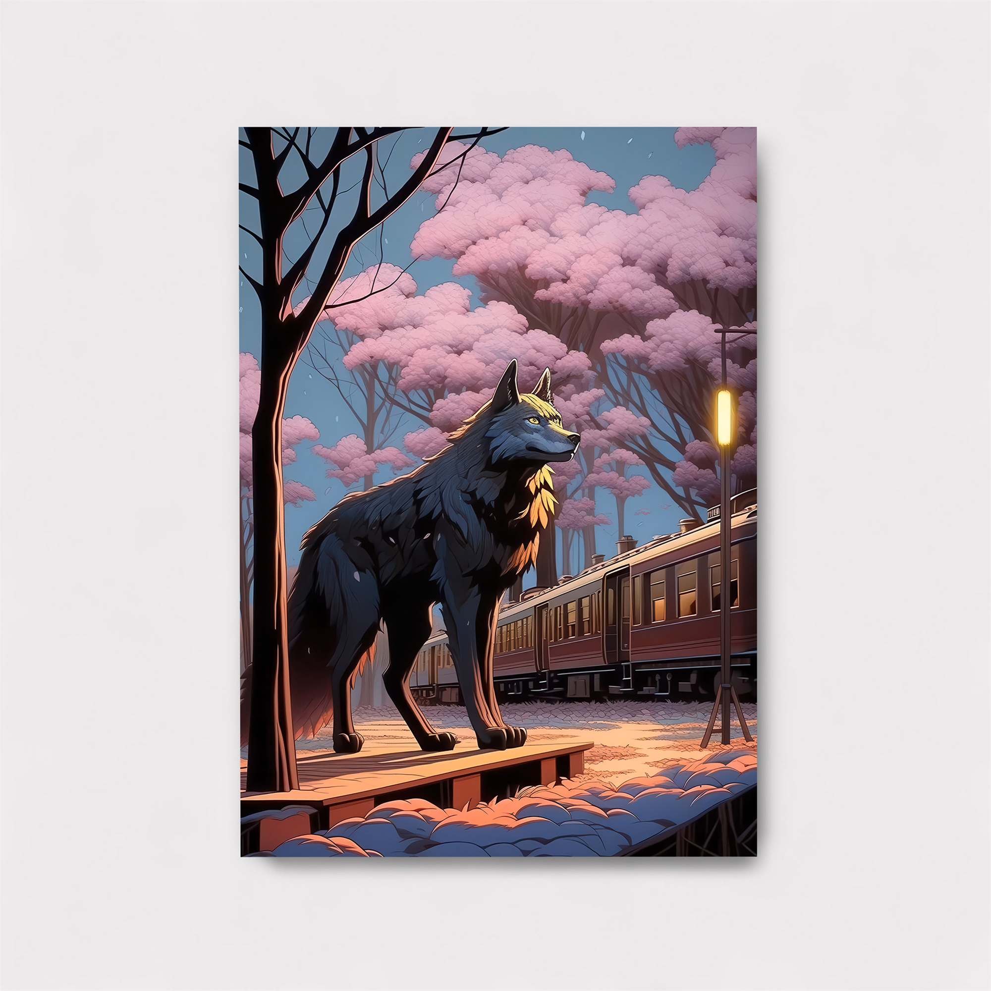 Lupine Reverie Safe Wall Magnetic / M