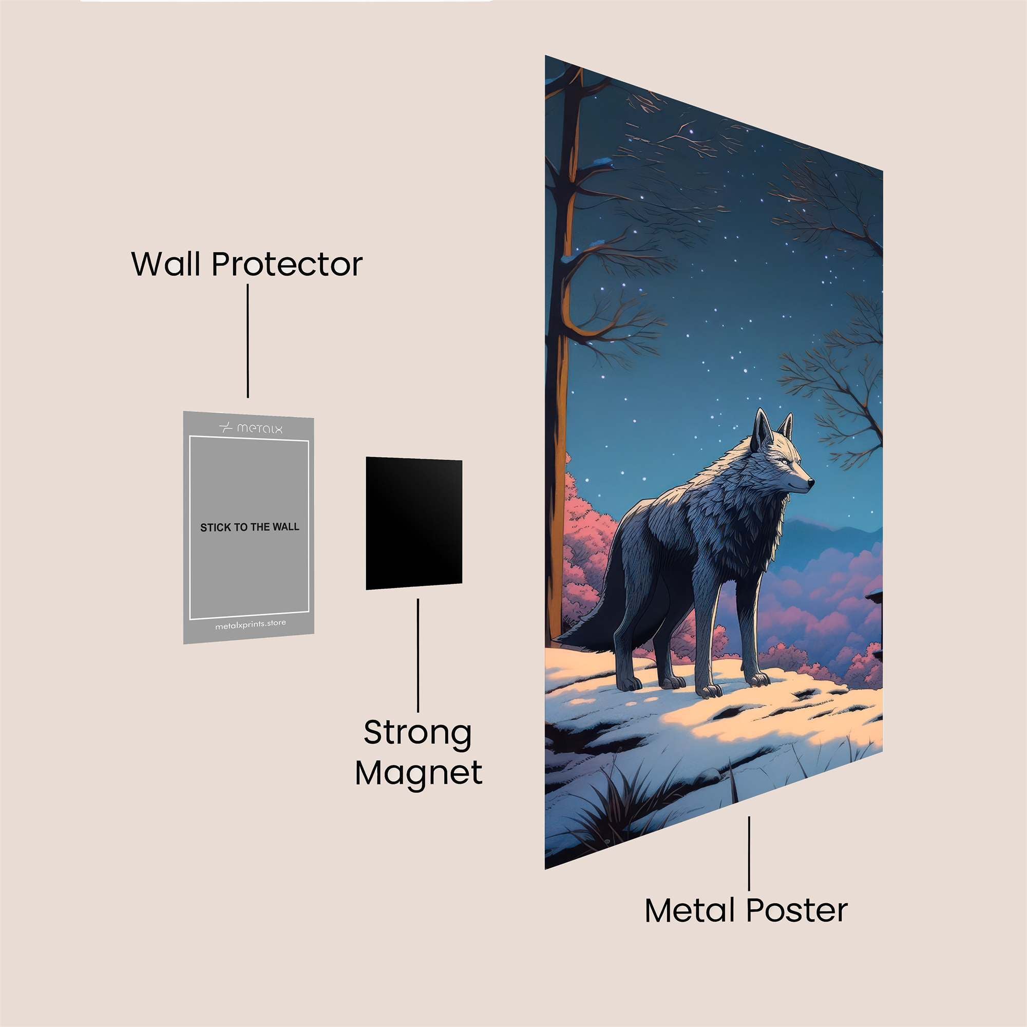 Lone Serenity Safe Wall Magnetic / M