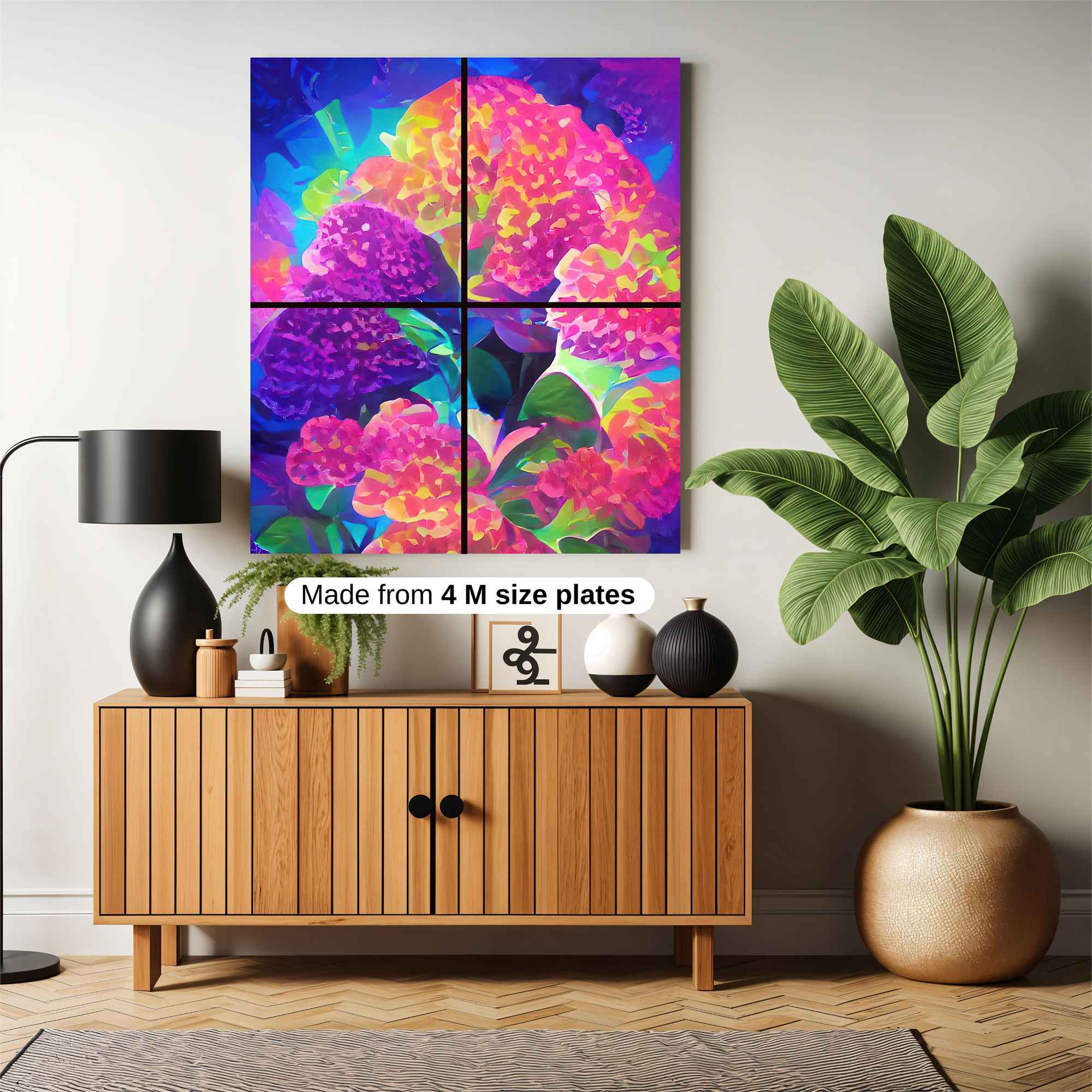 Floral Vividness Safe Wall Magnetic / M