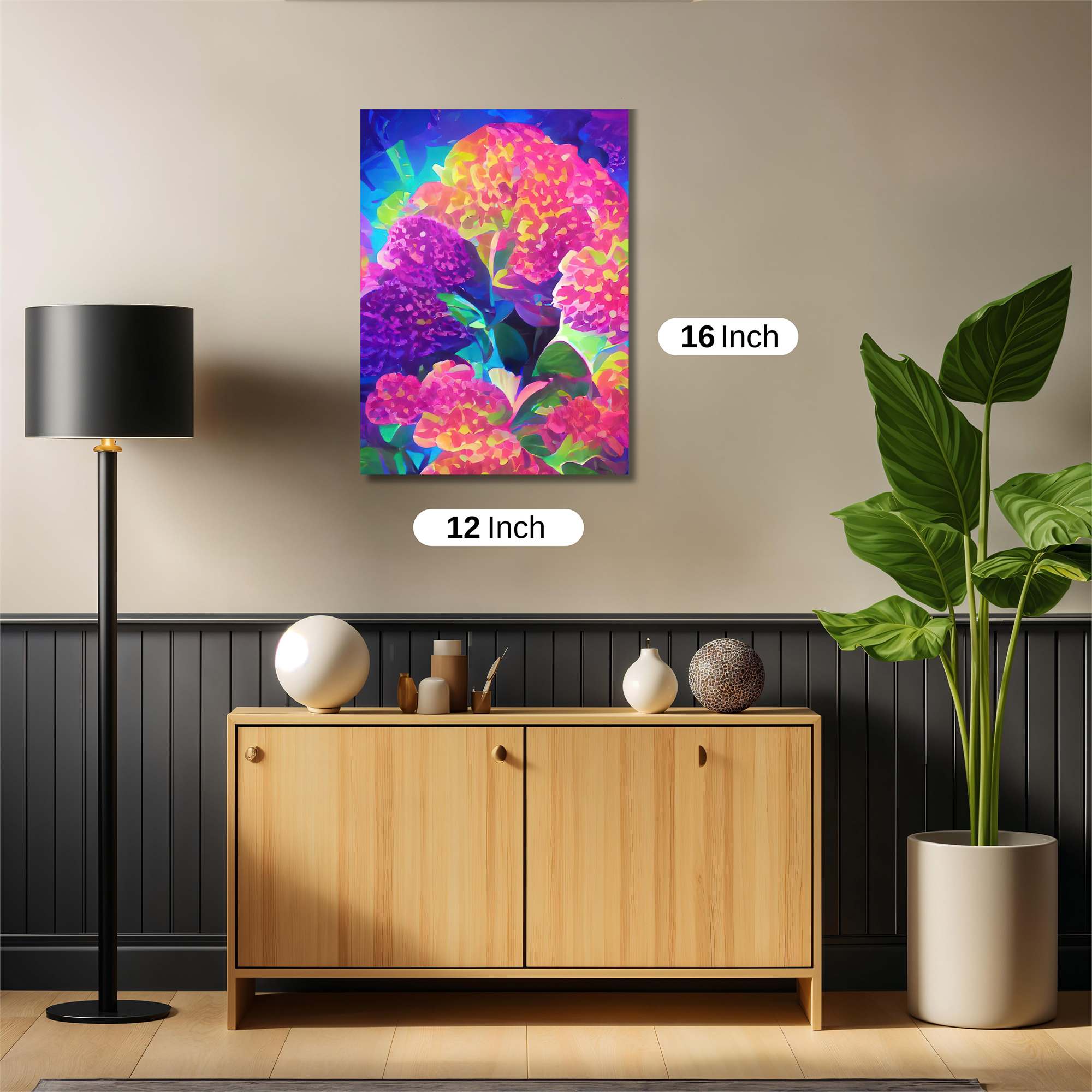 Floral Vividness Safe Wall Magnetic / M