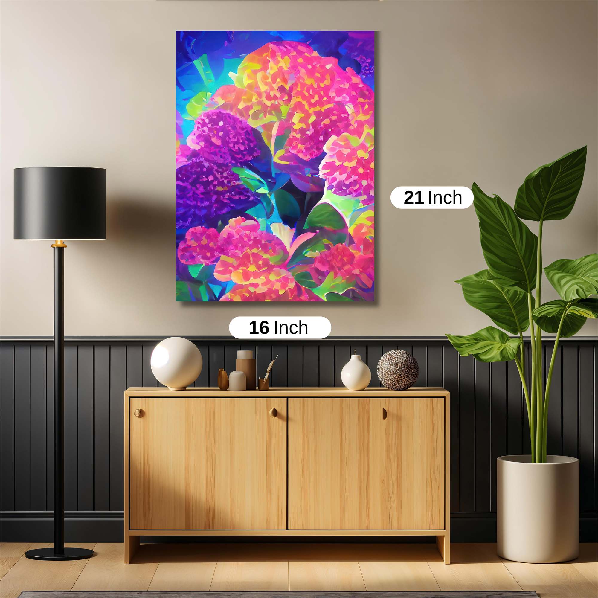 Floral Vividness Safe Wall Magnetic / M