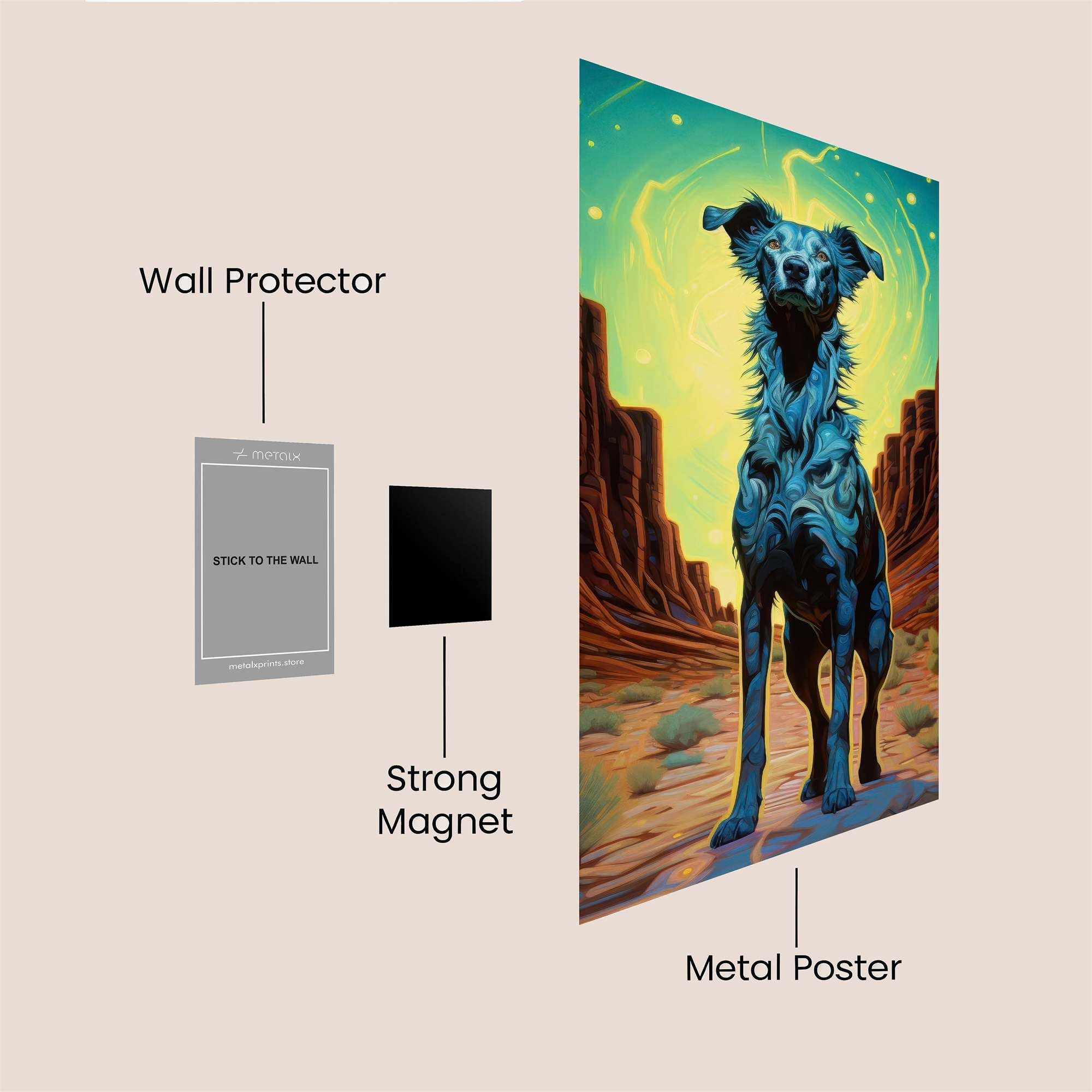 Celestial Wanderer Safe Wall Magnetic / M