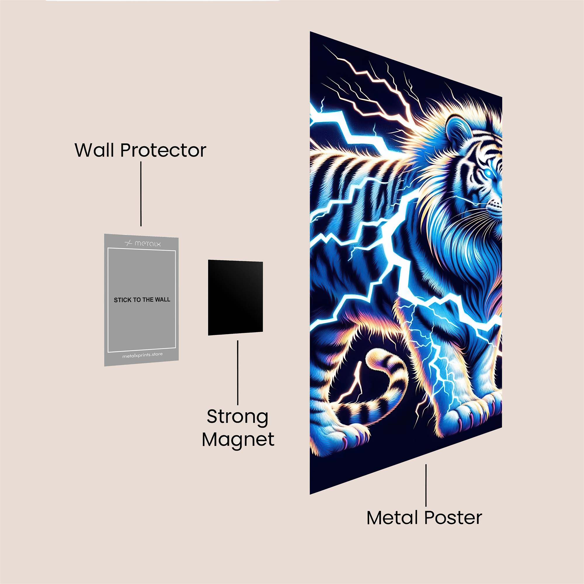 Lara Resolute Safe Wall Magnetic / M