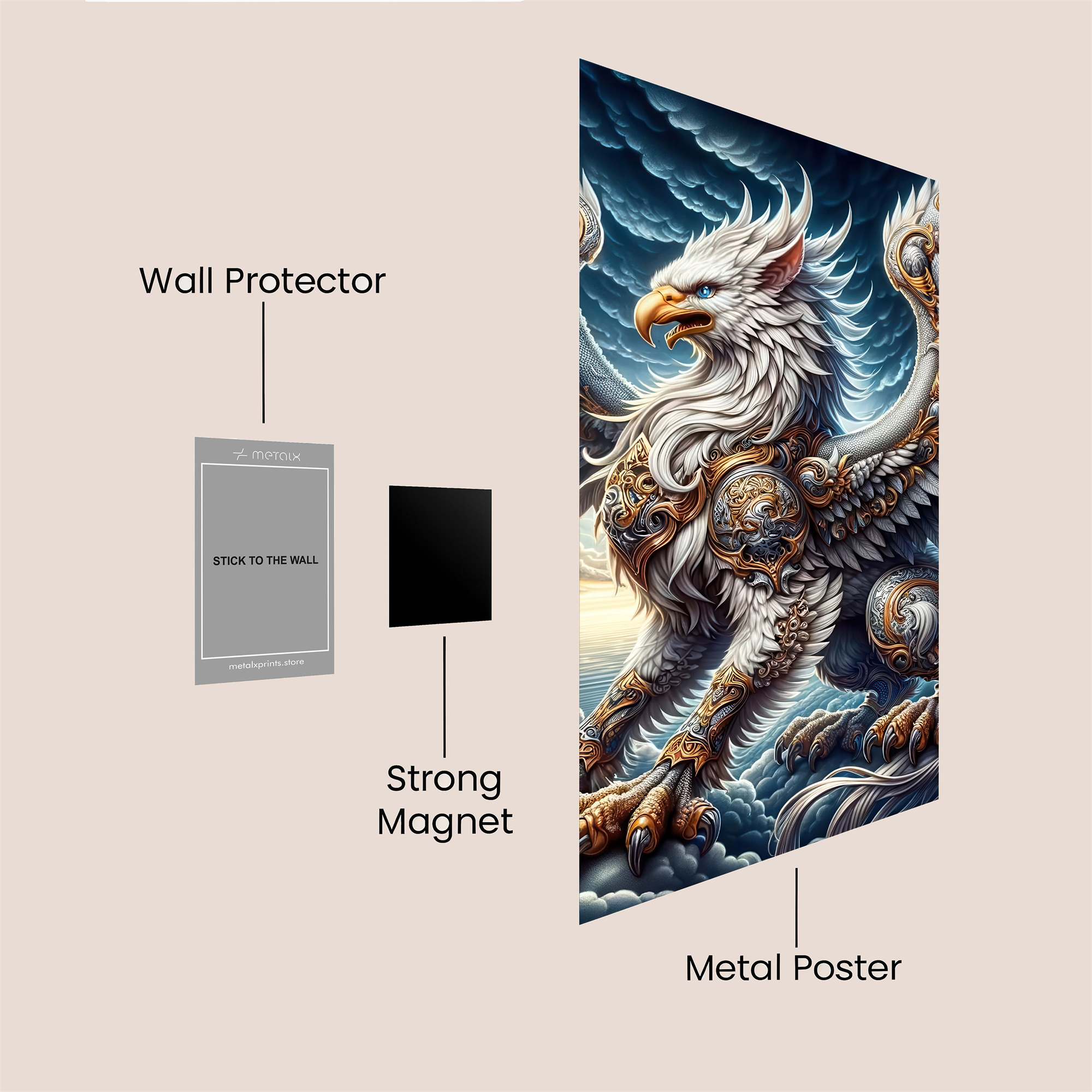 Majestic Soar Safe Wall Magnetic / M