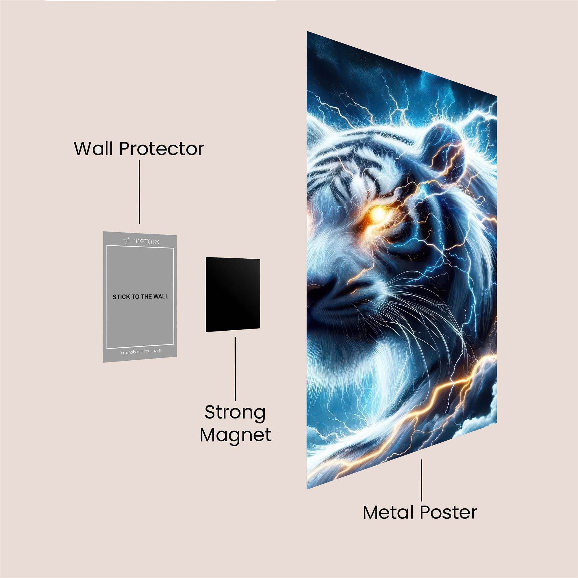 Assassin Blaze Safe Wall Magnetic / M