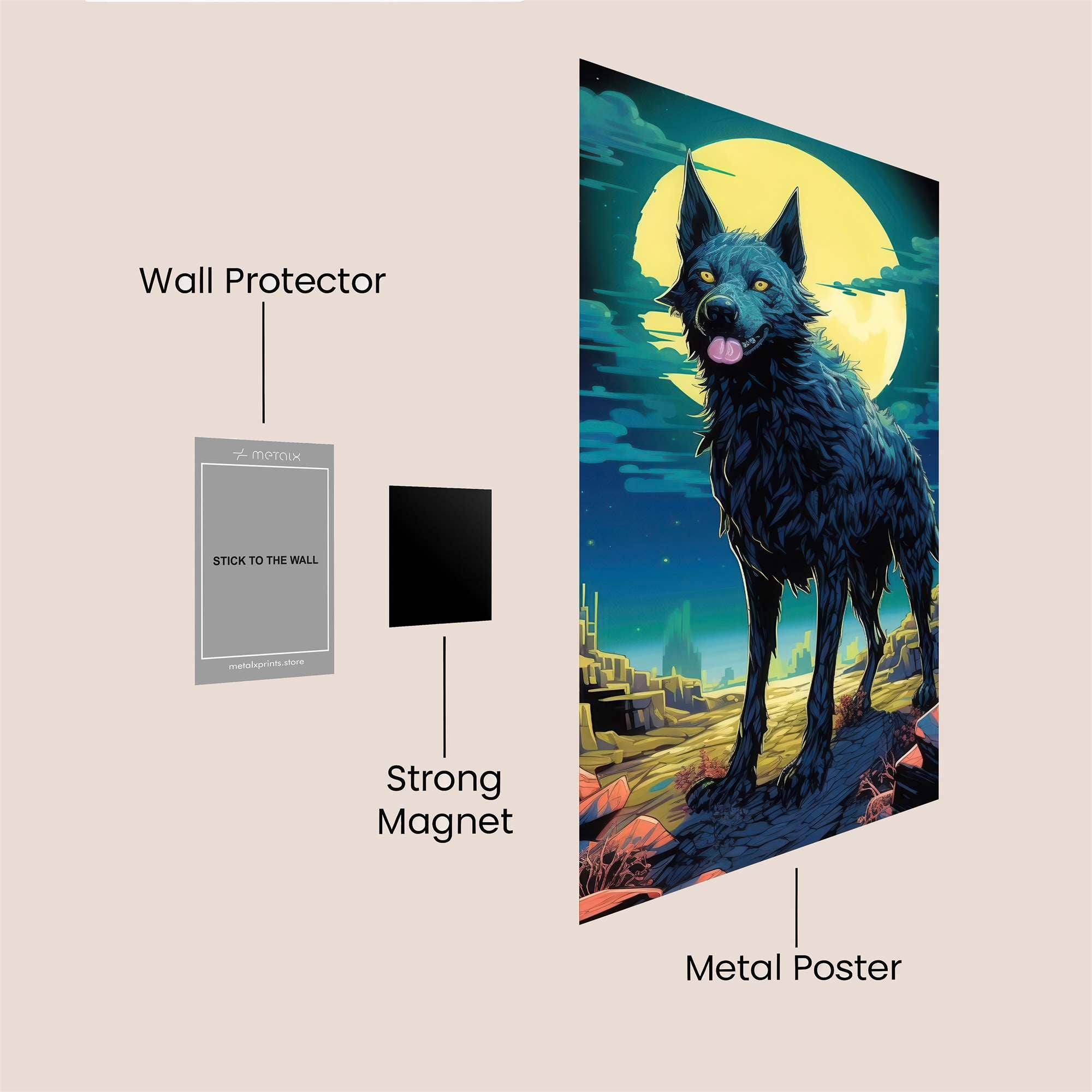 Lunar Guardian Safe Wall Magnetic / M