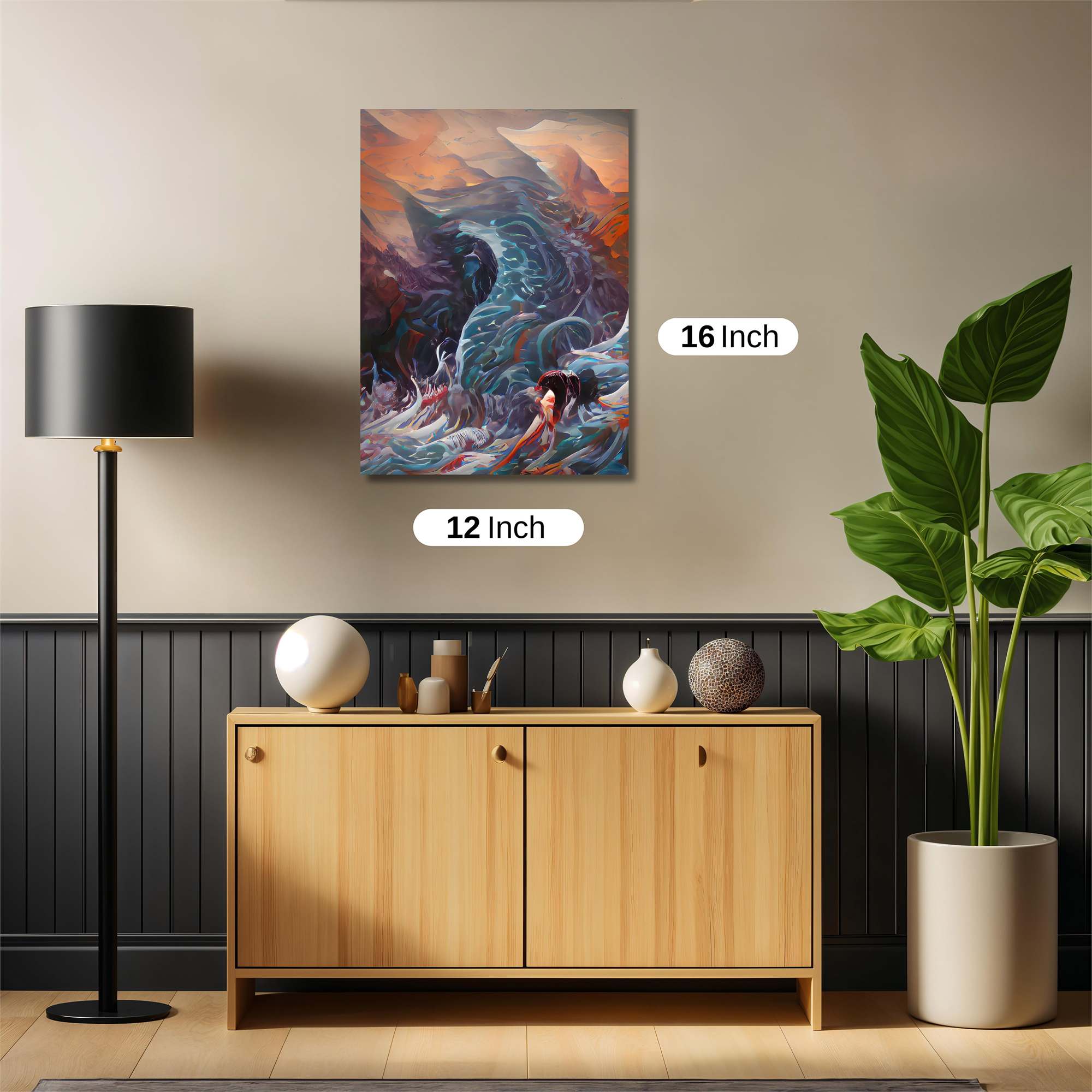 Mysterious Whirlpool Safe Wall Magnetic / M