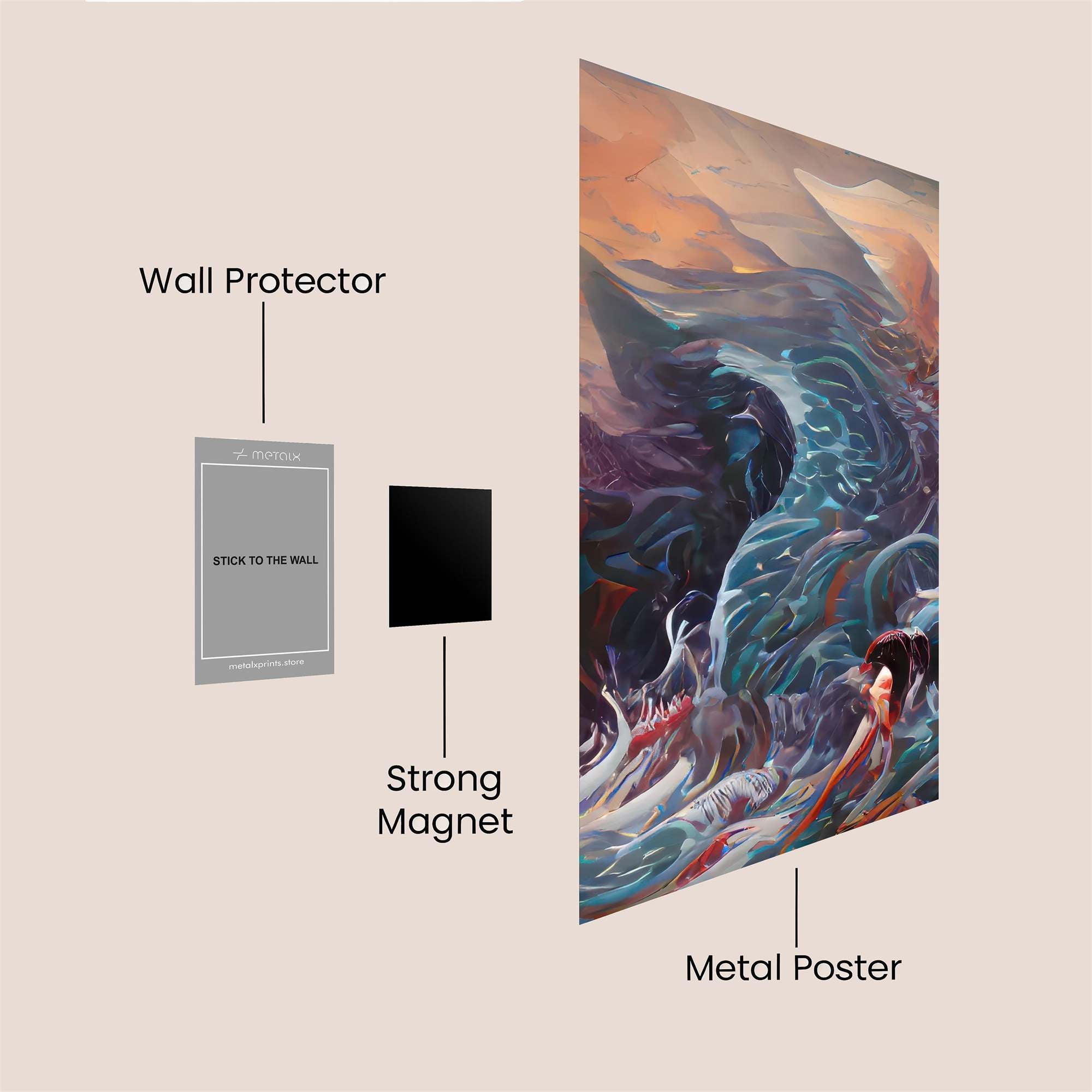 Mysterious Whirlpool Safe Wall Magnetic / M
