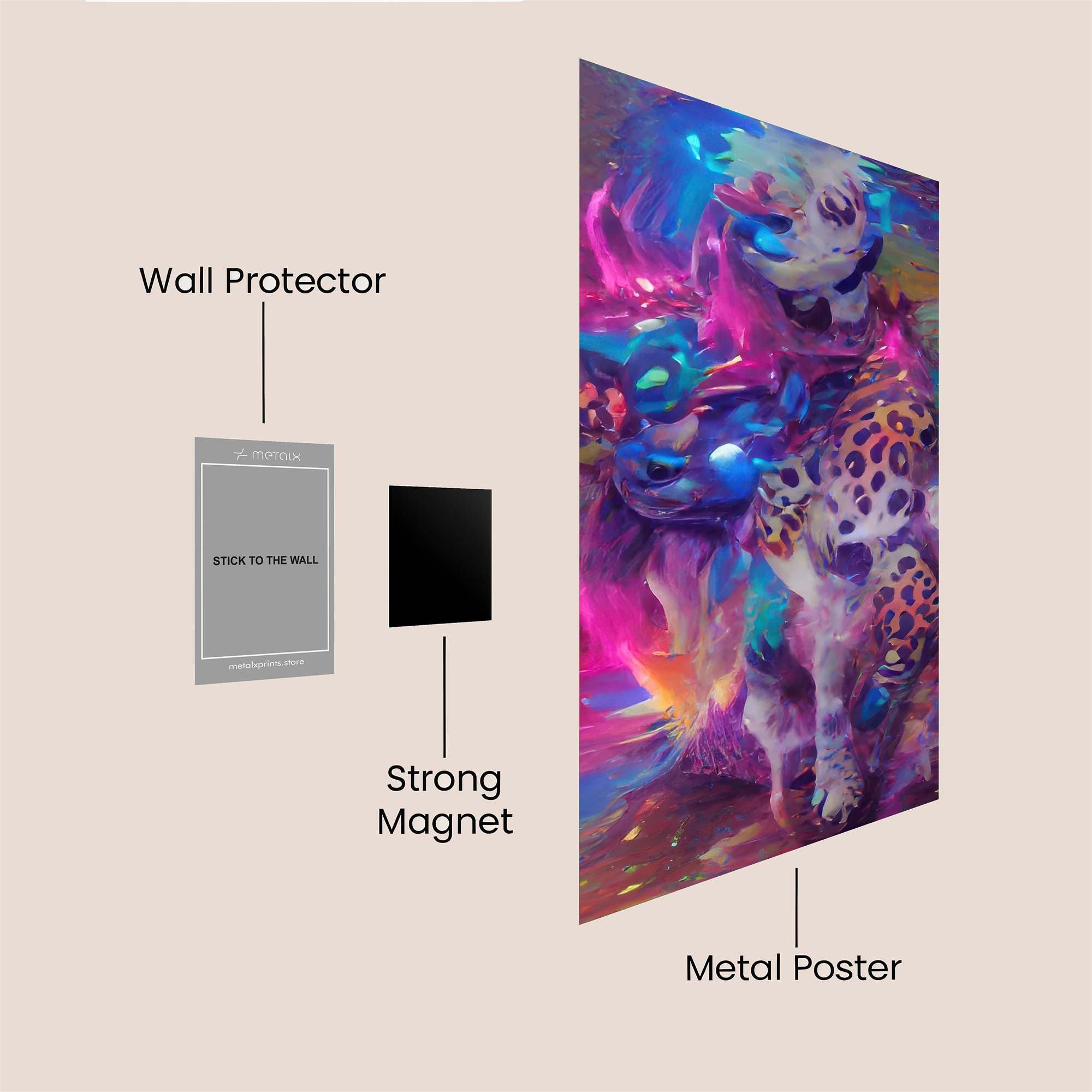 Mystical Vibrance Safe Wall Magnetic / M