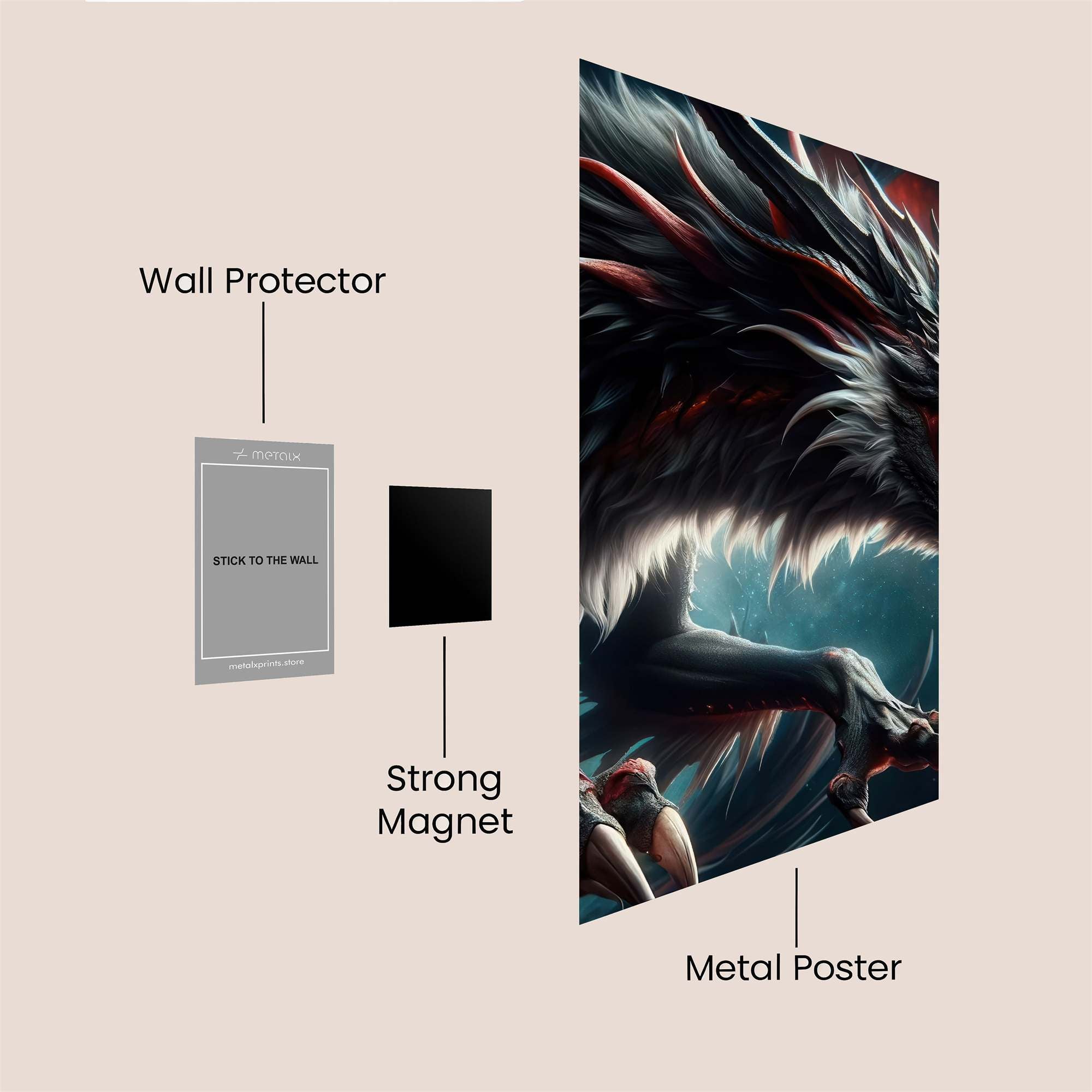 Venom Unleashed Safe Wall Magnetic / M