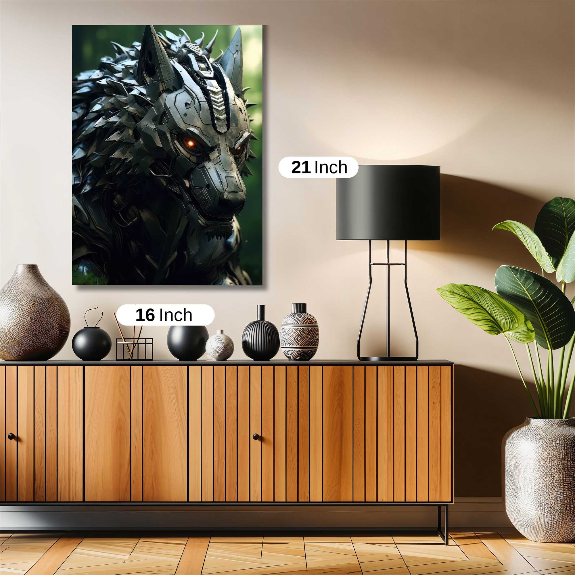 Cyber Wolfstorm Safe Wall Magnetic / M