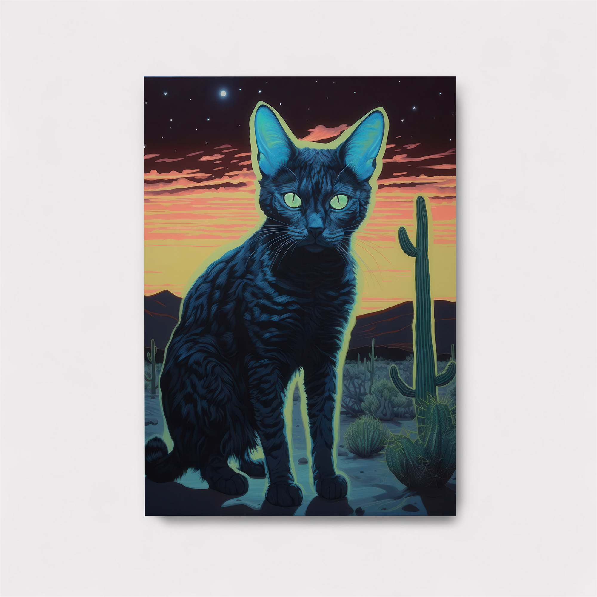 Feline Dusk Safe Wall Magnetic / M