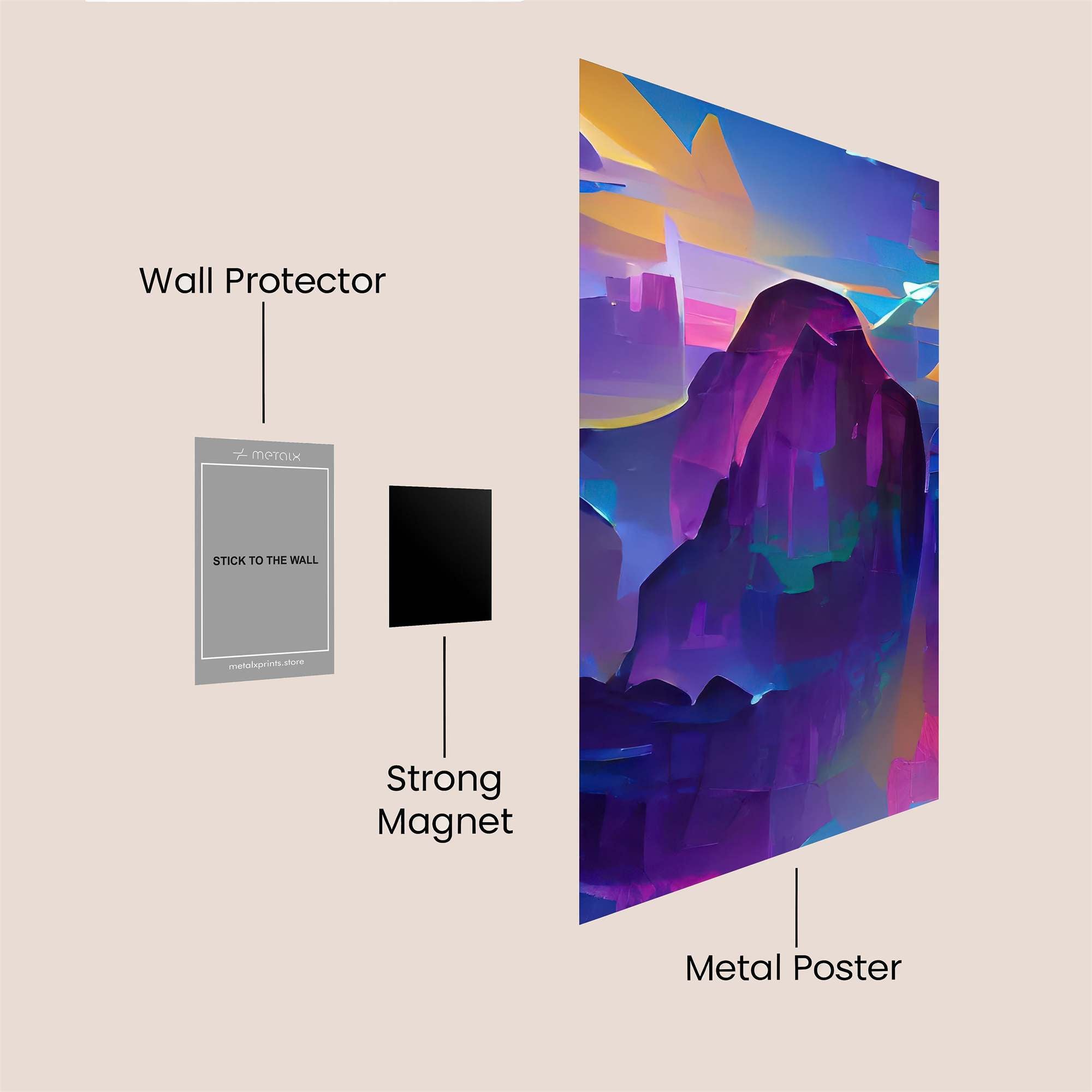 Vivid Ascent Safe Wall Magnetic / M