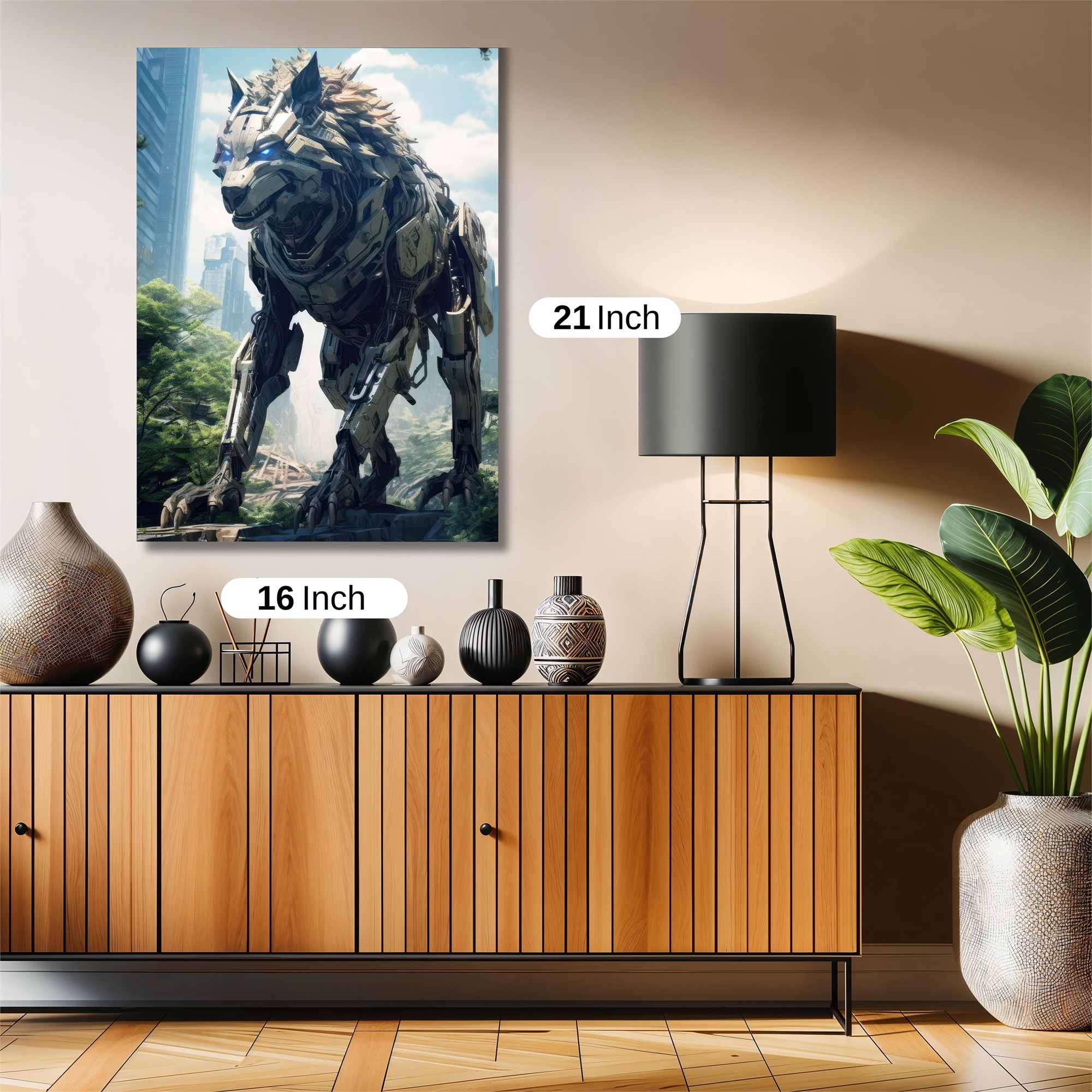 Cyber Wolfstorm Safe Wall Magnetic / M