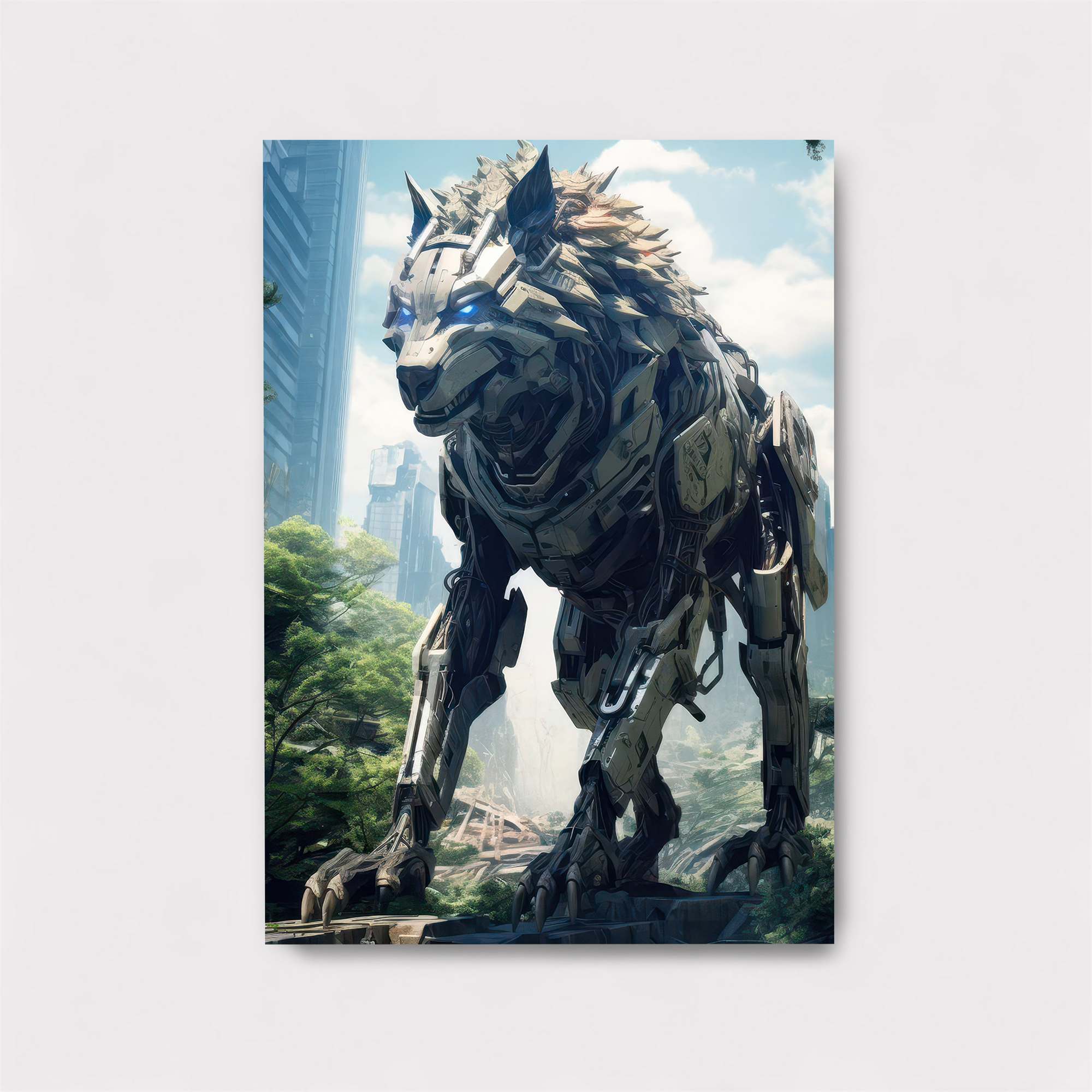 Cyber Wolfstorm Safe Wall Magnetic / M