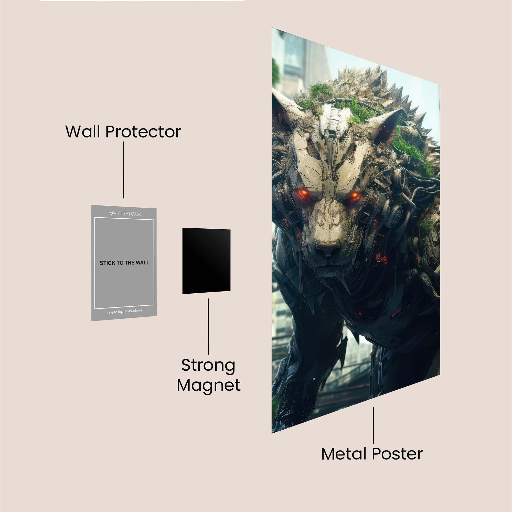 Cyber Beast Safe Wall Magnetic / M