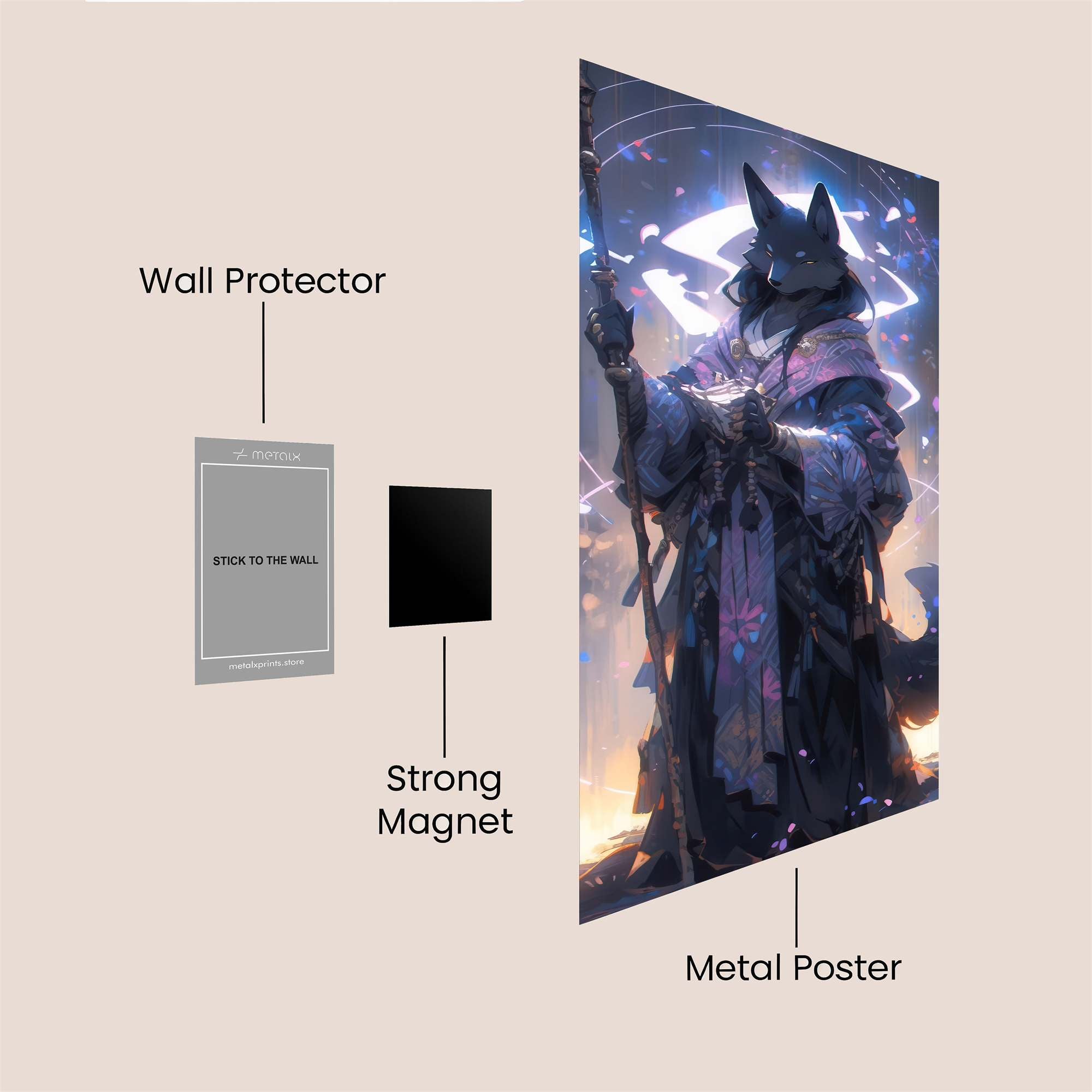 Mystic Serenity Safe Wall Magnetic / M