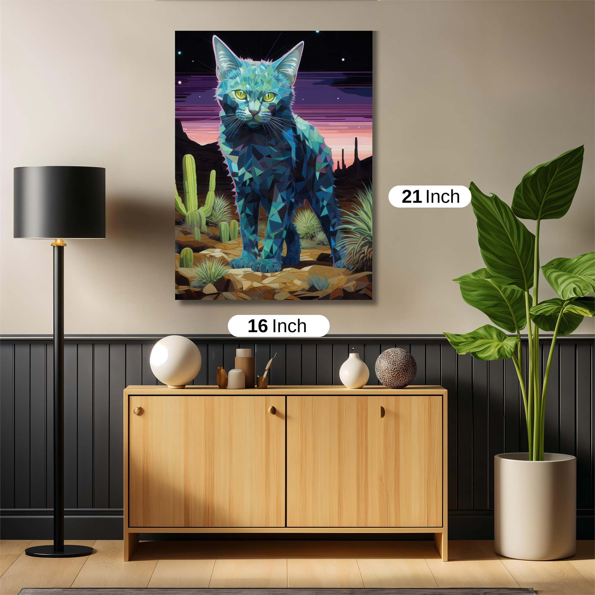 Celestial Cat Safe Wall Magnetic / M