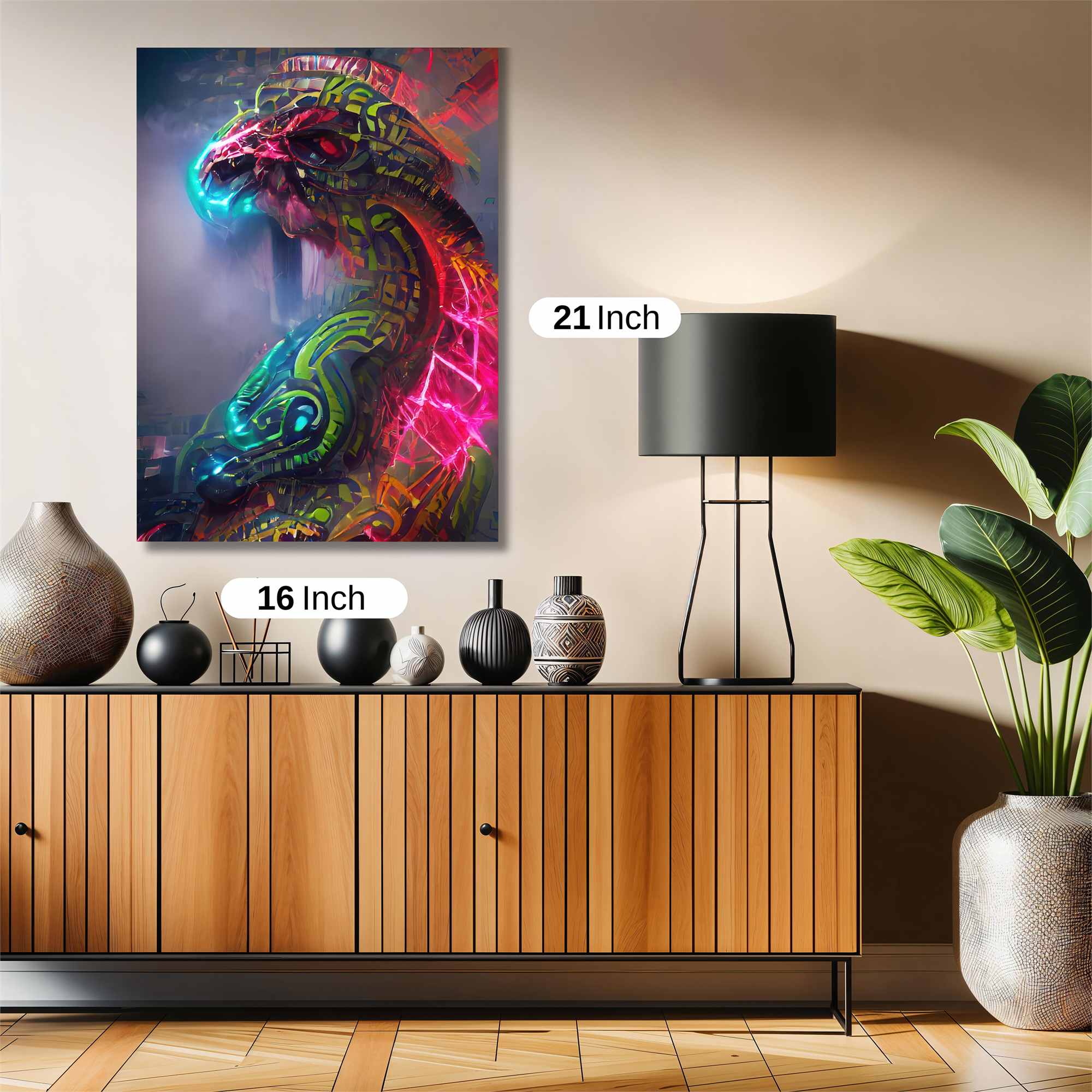 Serpent Brilliance Safe Wall Magnetic / M