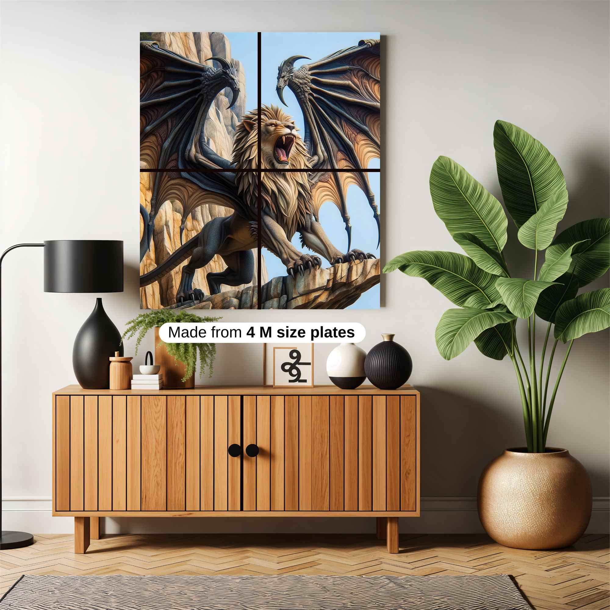 Mythical Roar Safe Wall Magnetic / M