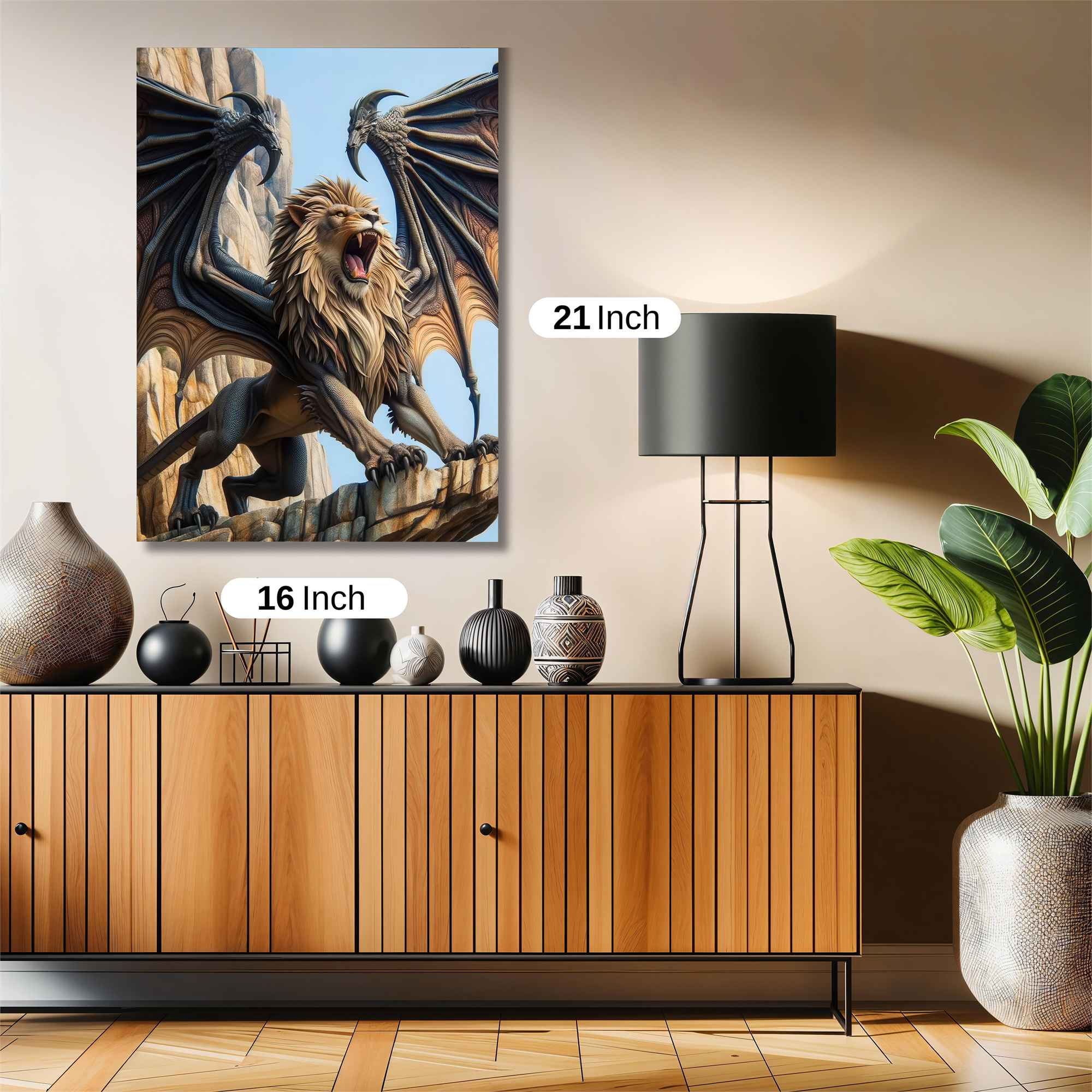 Mythical Roar Safe Wall Magnetic / M