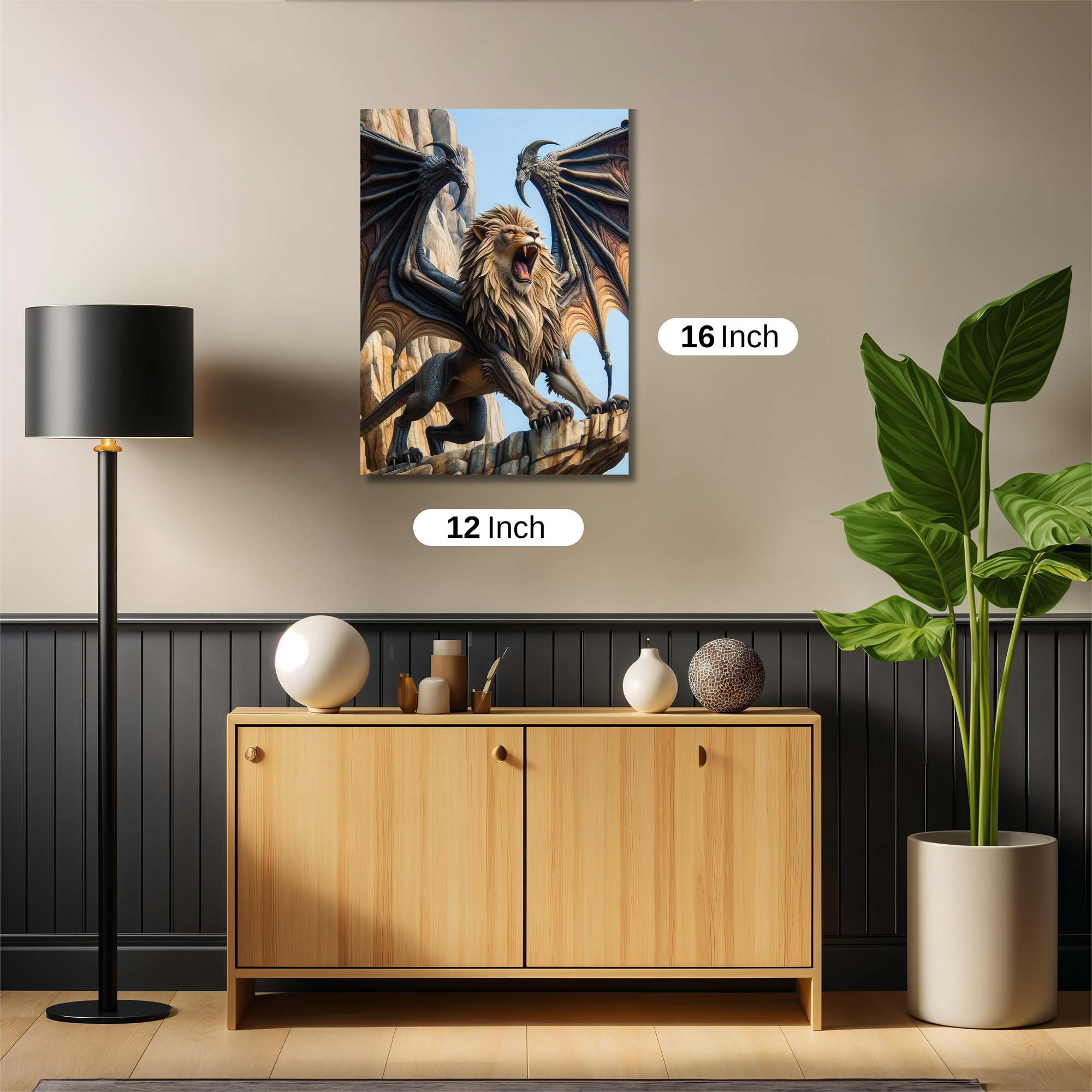 Mythical Roar Safe Wall Magnetic / M