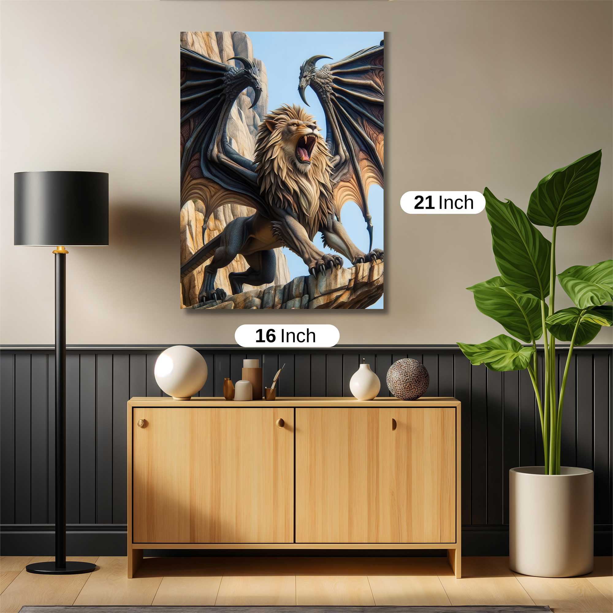 Mythical Roar Safe Wall Magnetic / M