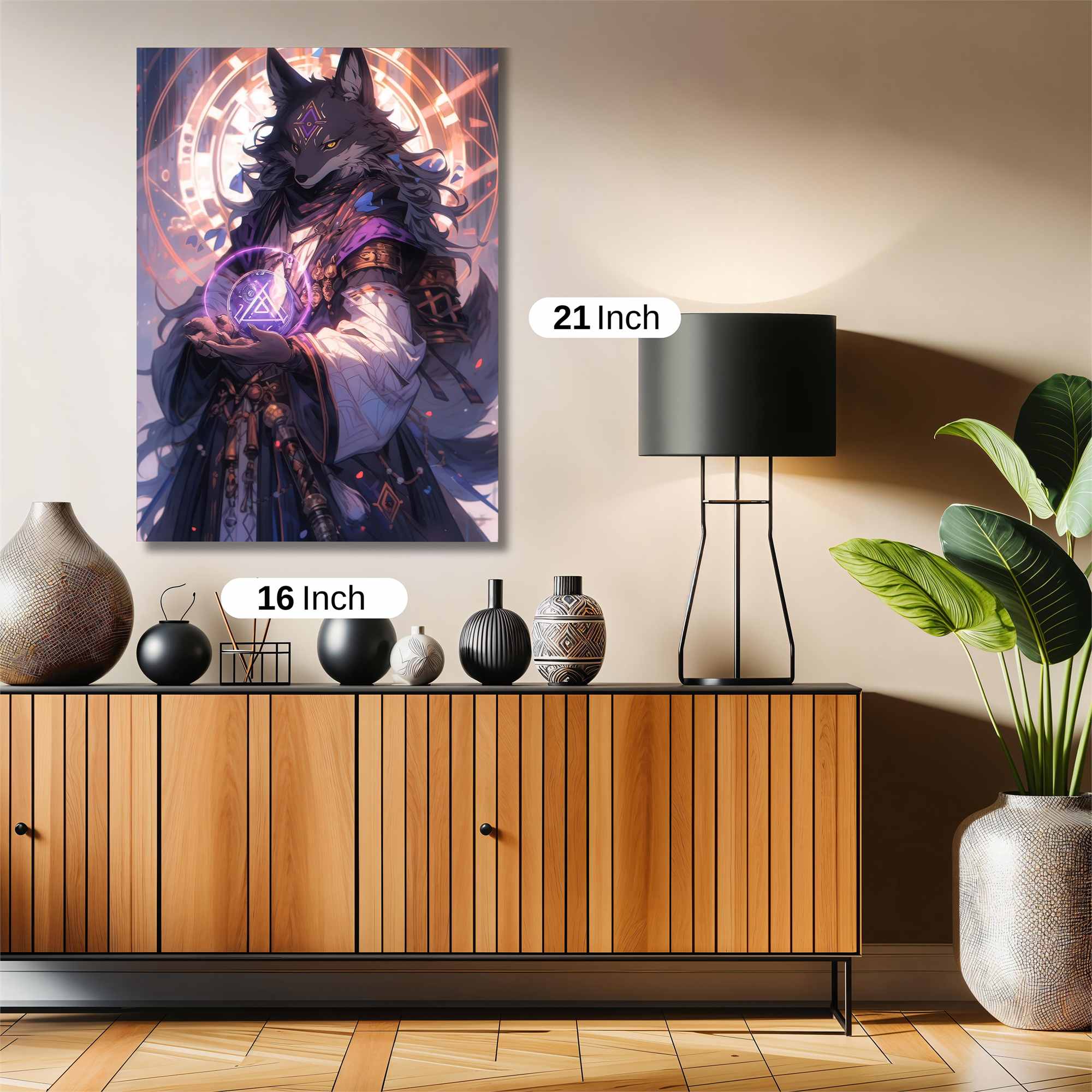 Wolven Enigma Safe Wall Magnetic / M