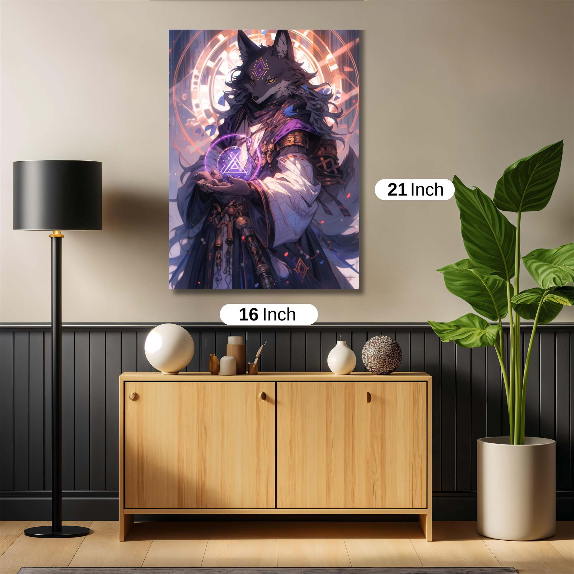 Wolven Enigma Safe Wall Magnetic / M