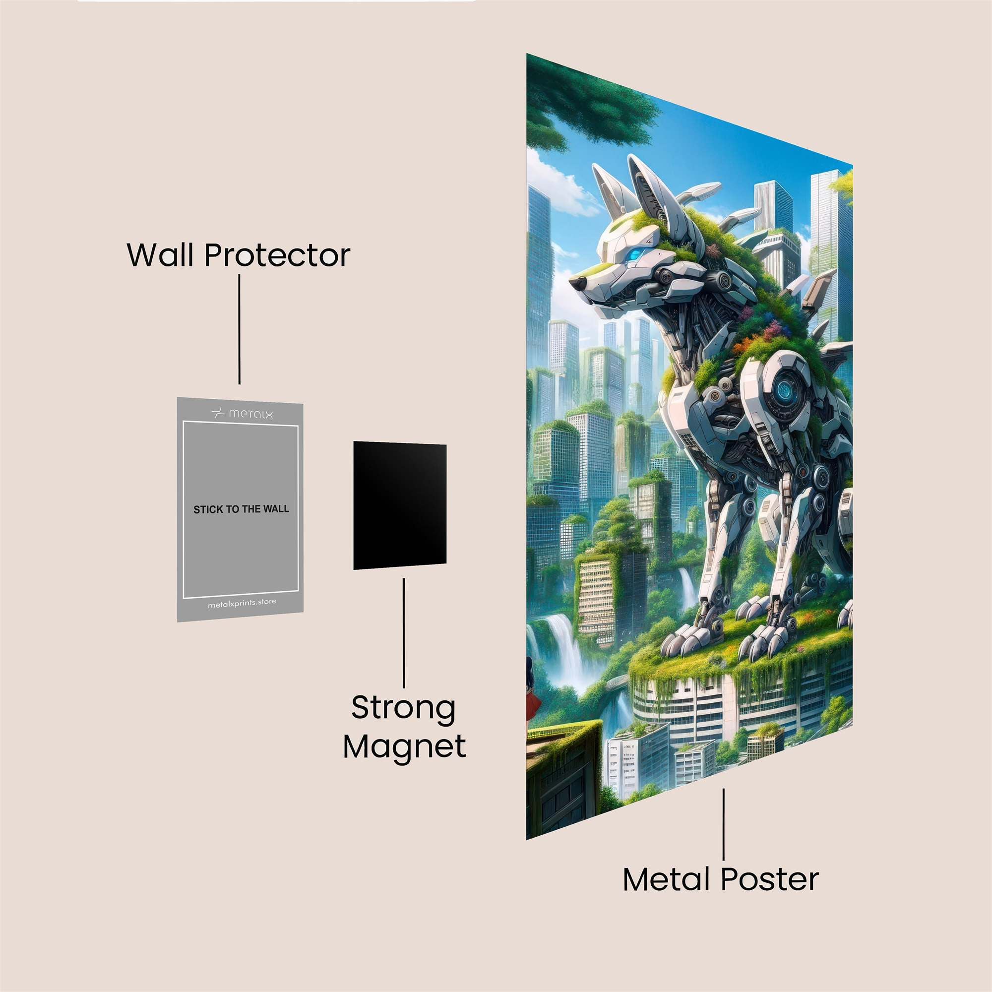 Ace Inferno Safe Wall Magnetic / M
