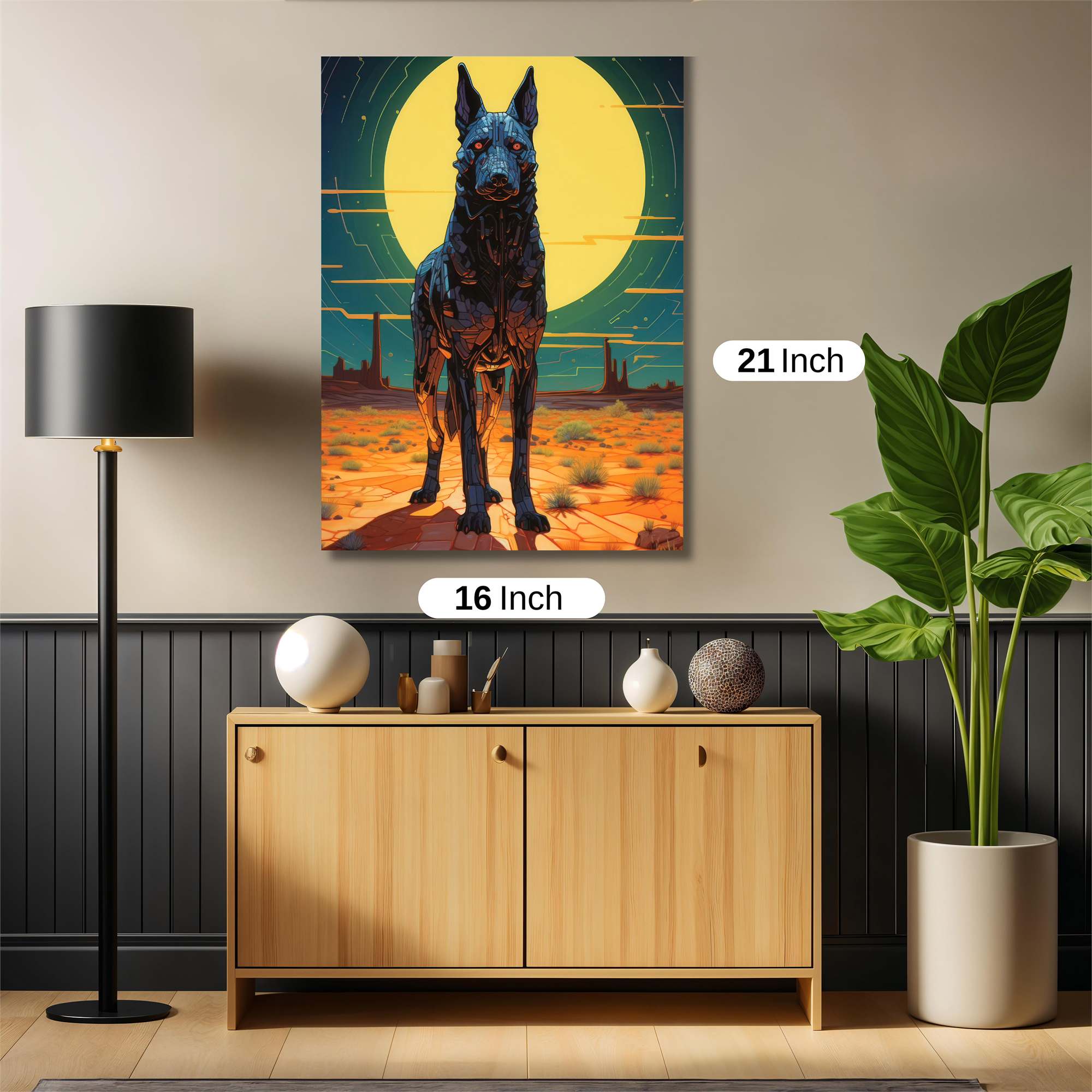 Cyber Canine Safe Wall Magnetic / M