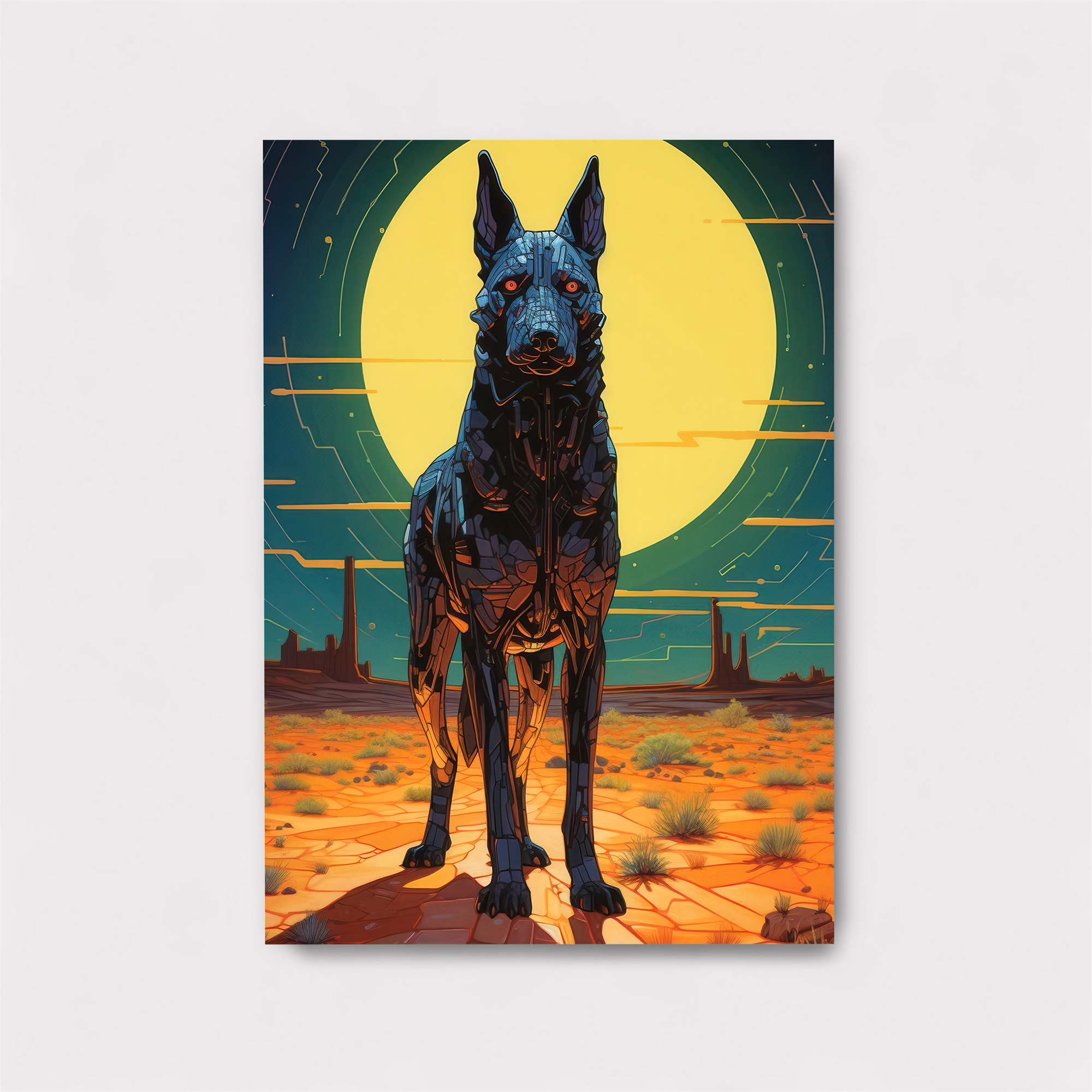 Cyber Canine Safe Wall Magnetic / M
