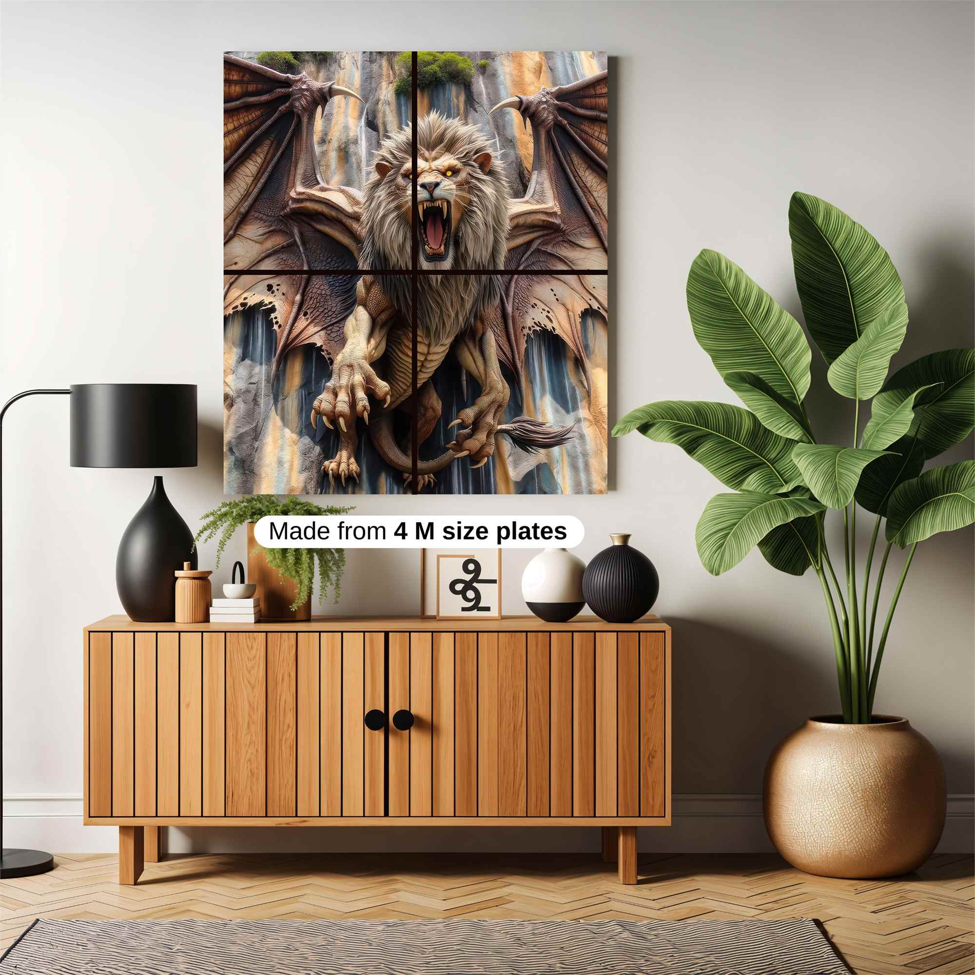 Beast Roar Safe Wall Magnetic / M
