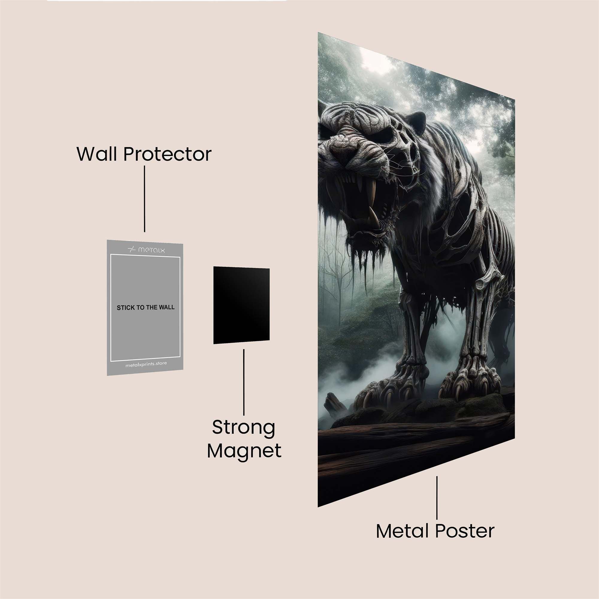 Jason Menacing Safe Wall Magnetic / M