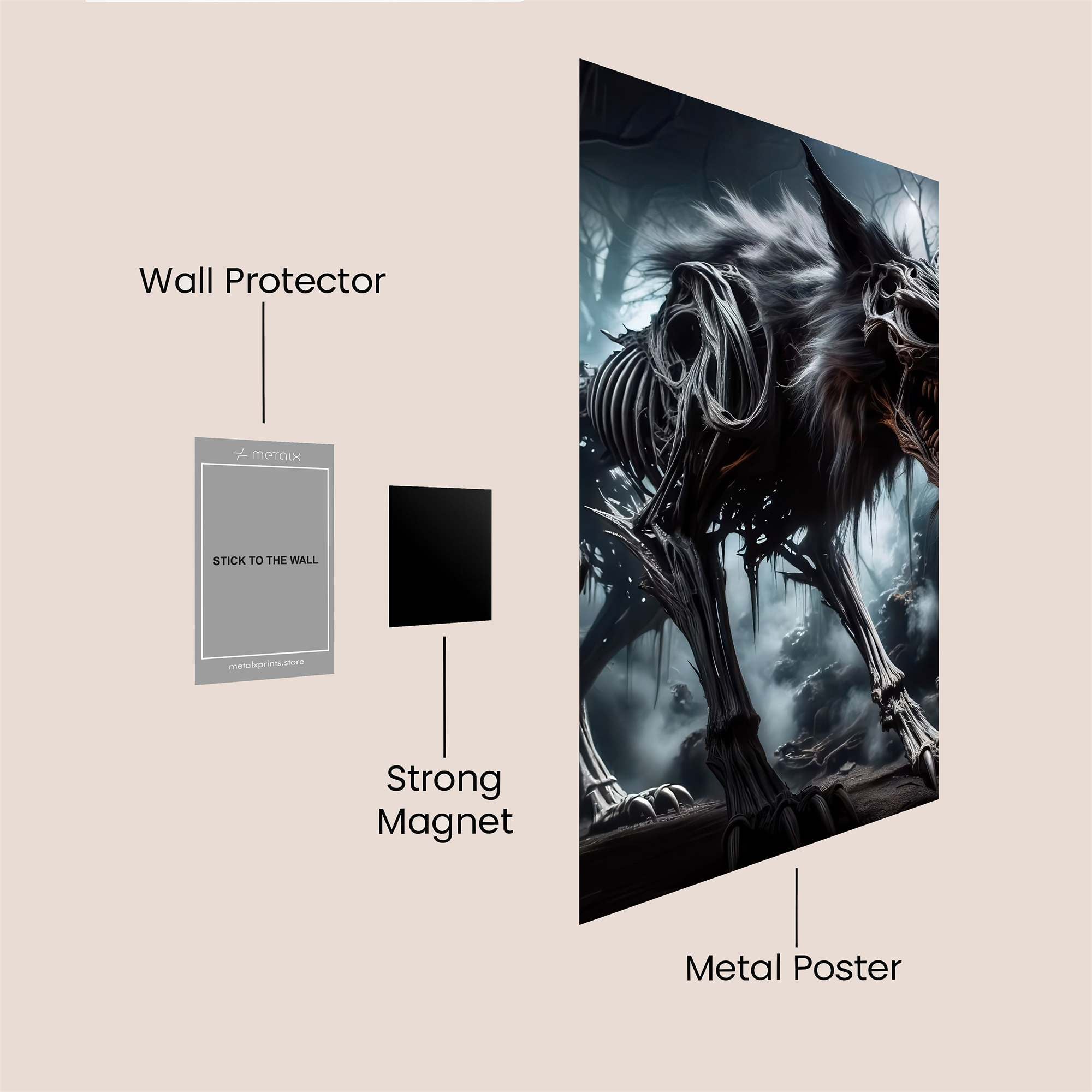 Goku Resolute Safe Wall Magnetic / M