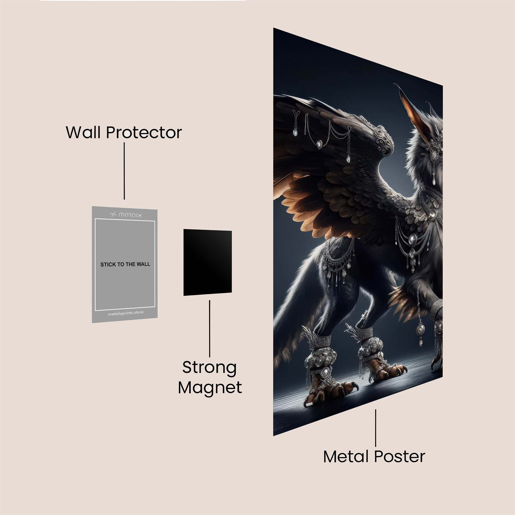 Gryphon Elegance Safe Wall Magnetic / M
