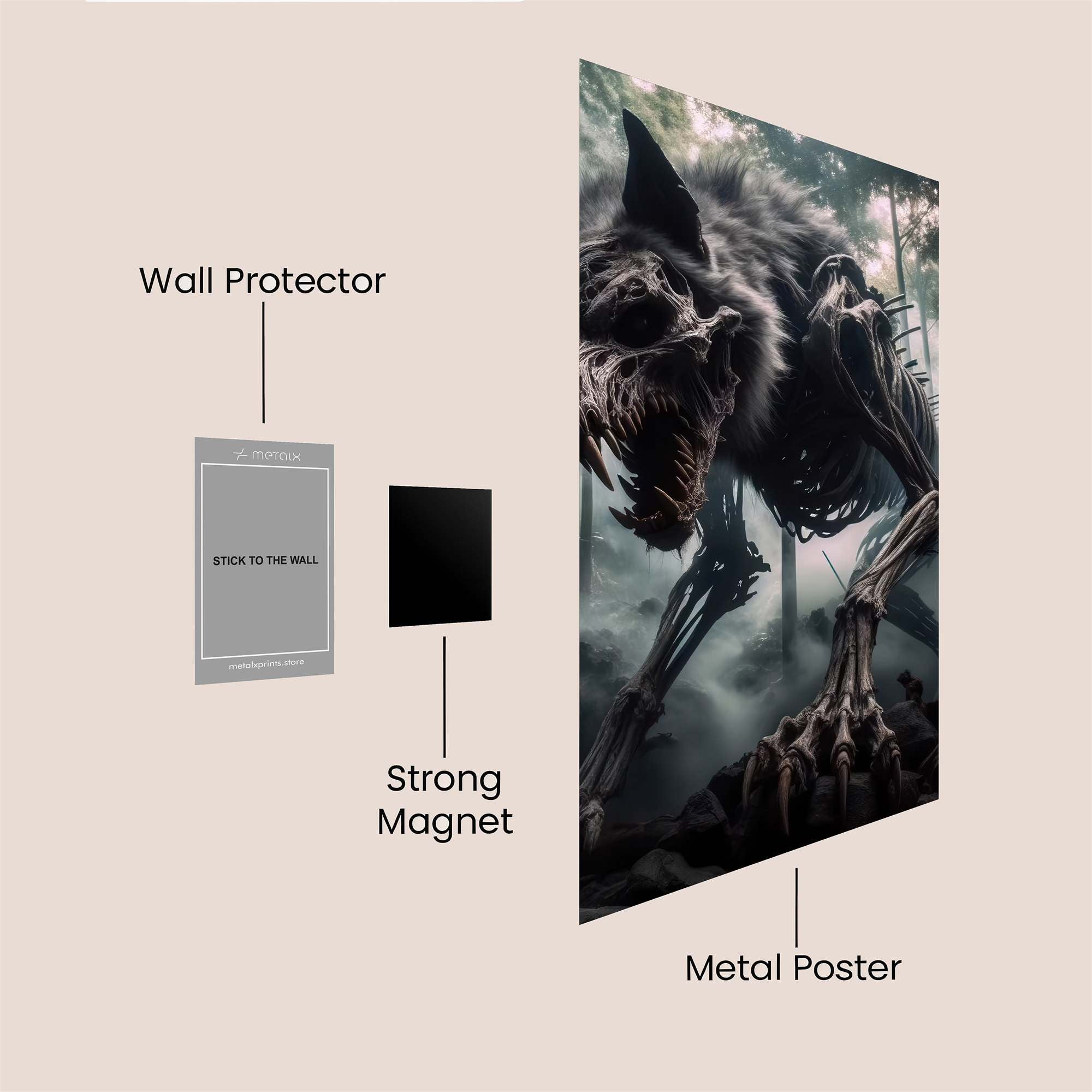 Vorhees Inferno Safe Wall Magnetic / M
