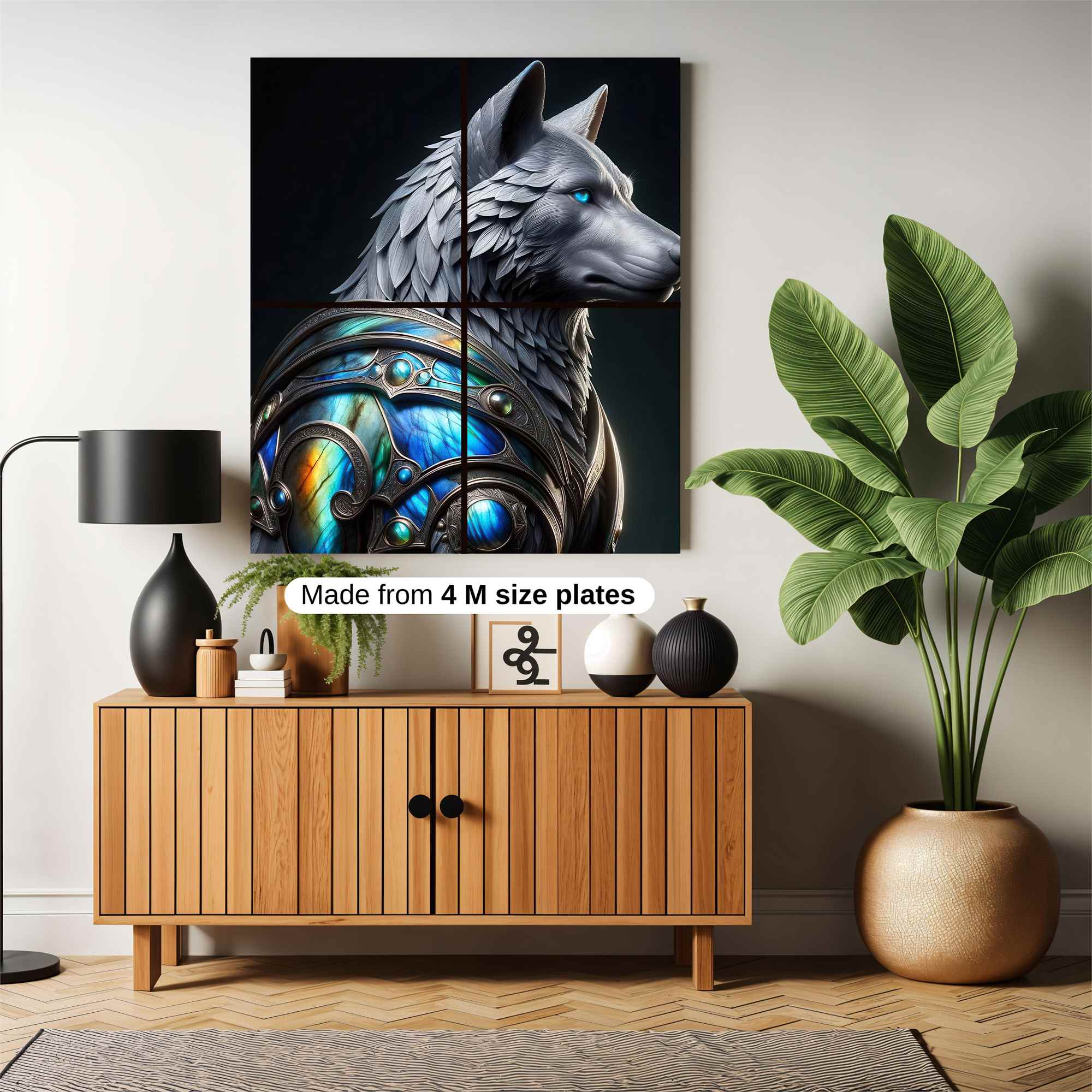 Wolf Guardian Safe Wall Magnetic / M