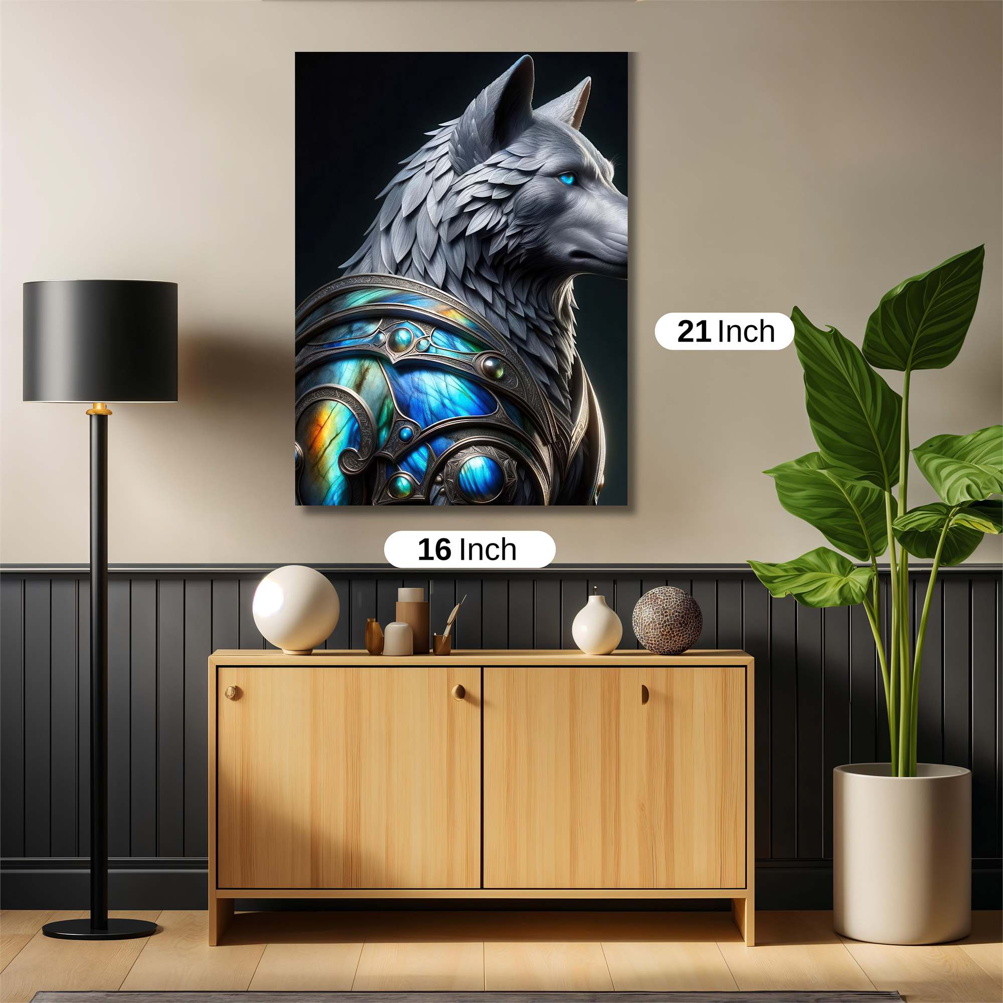 Wolf Guardian Safe Wall Magnetic / M